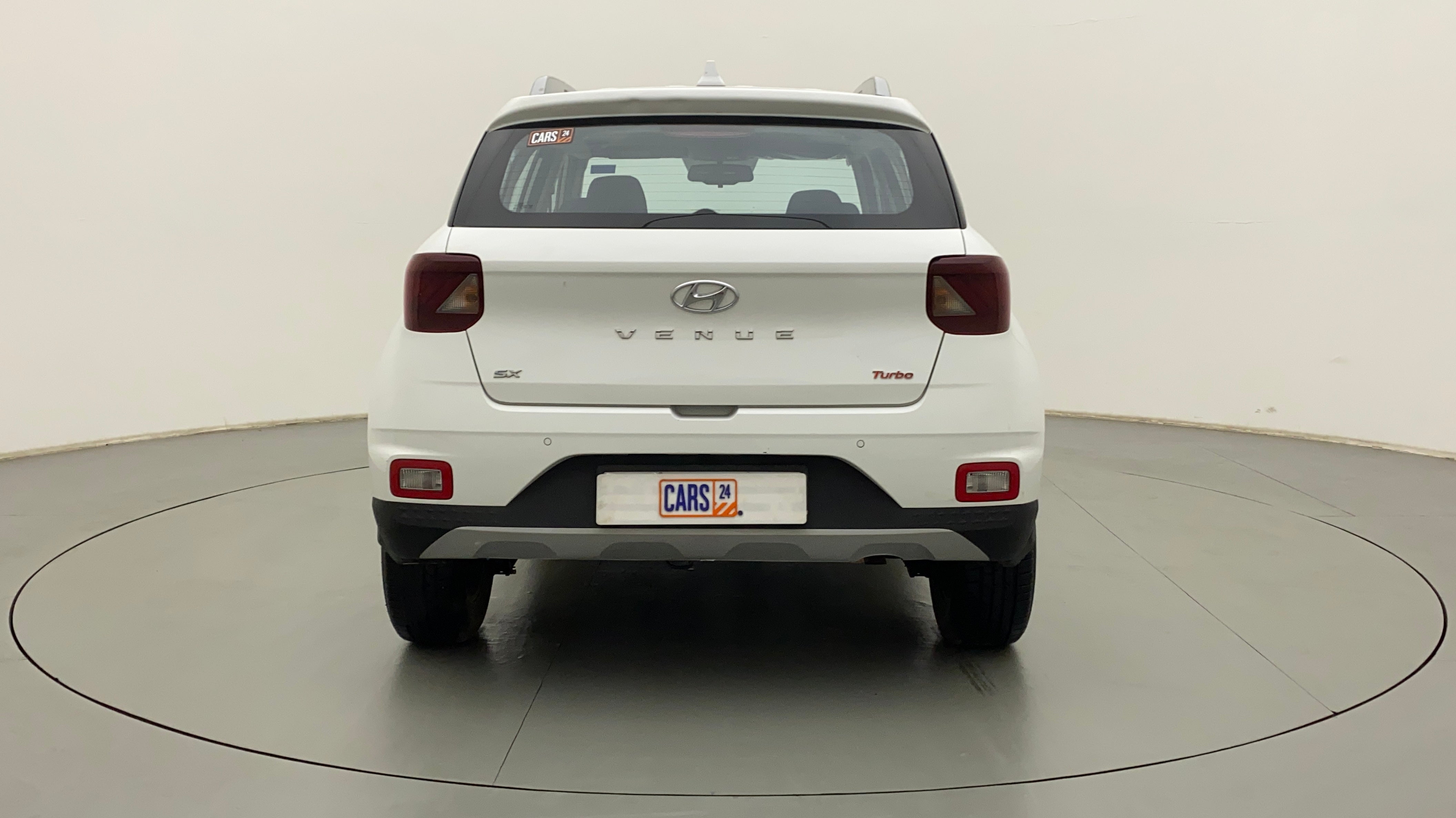 Rear view of a Hyundai Venue SX Turbo