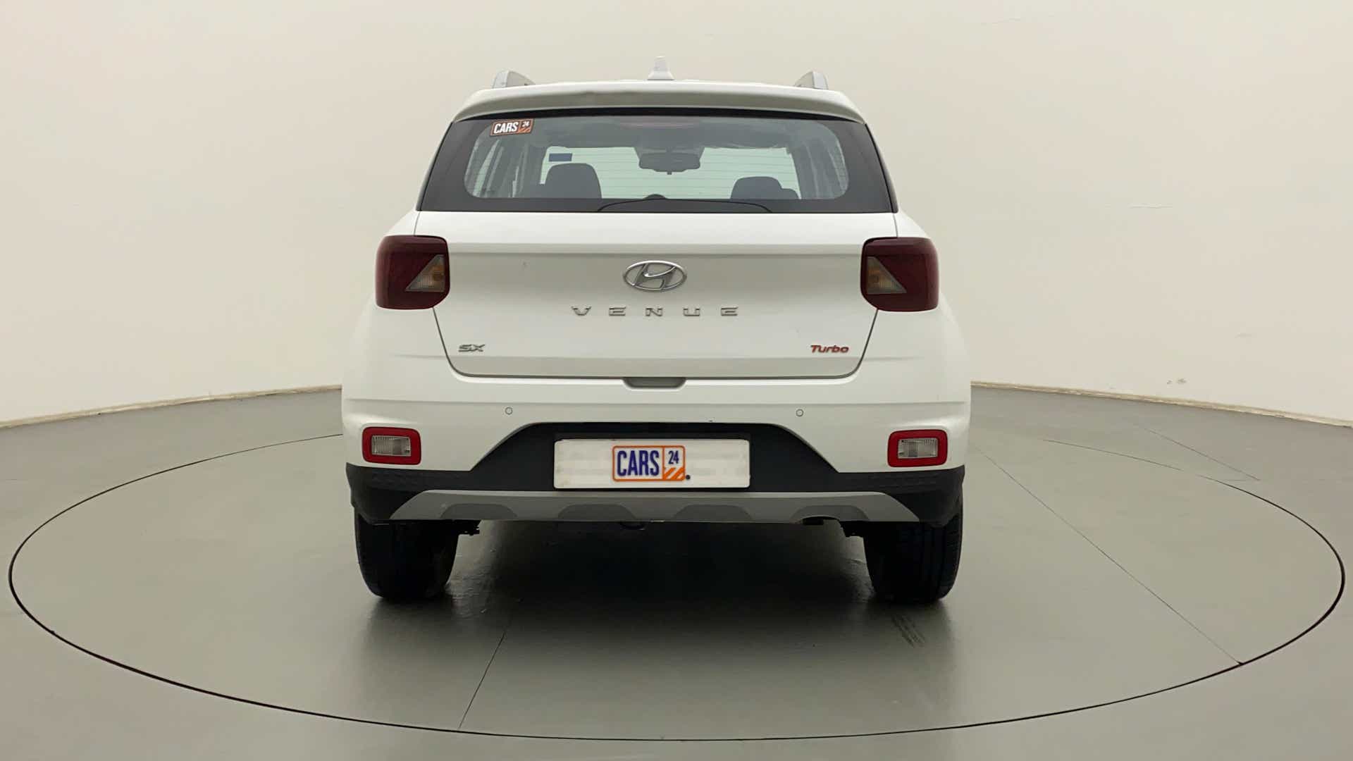 Rear view of a Hyundai Venue SX Turbo