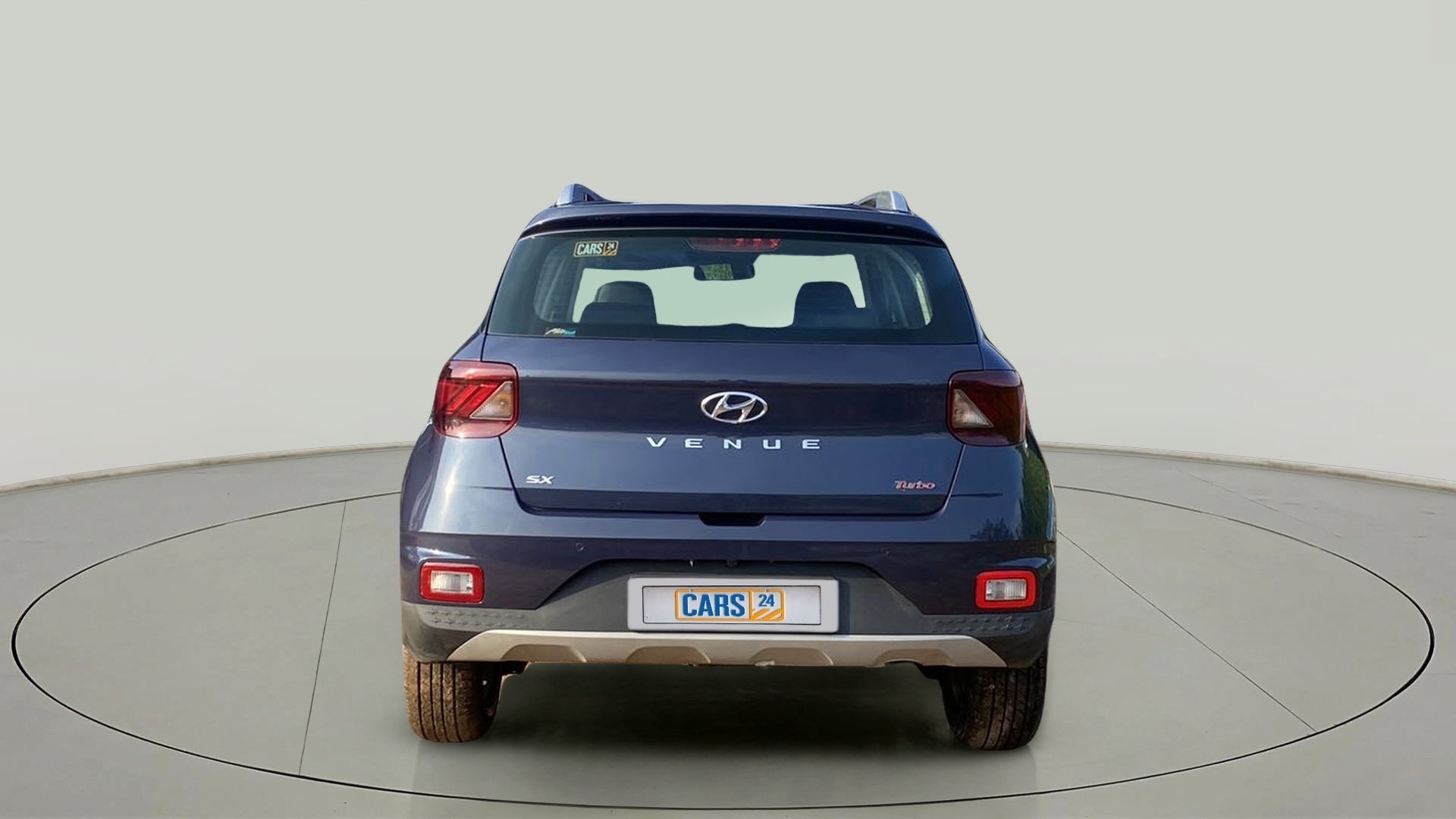 Rear view of a Hyundai Venue