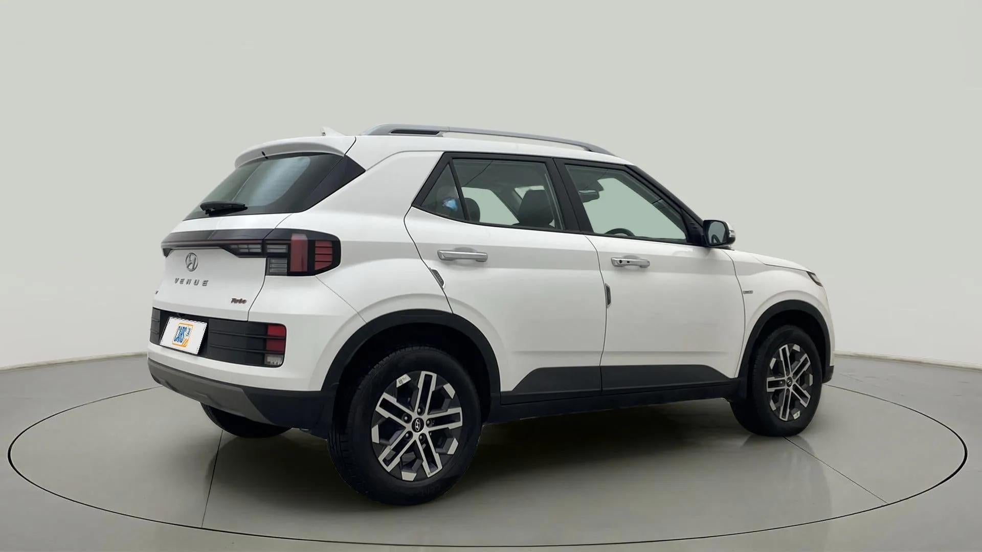 Rear three-quarter of a Hyundai Venue