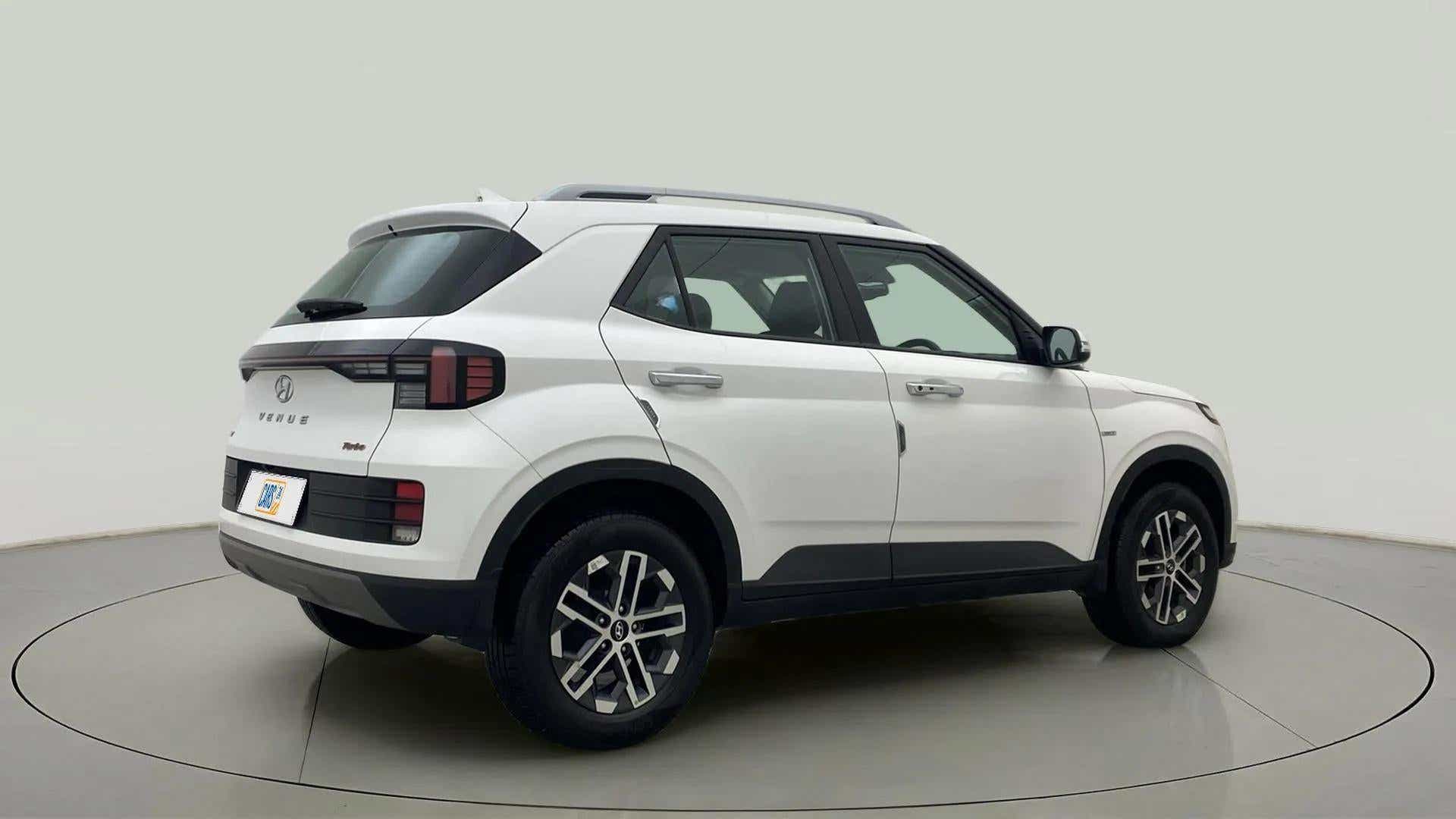 Rear three-quarter of a Hyundai Venue