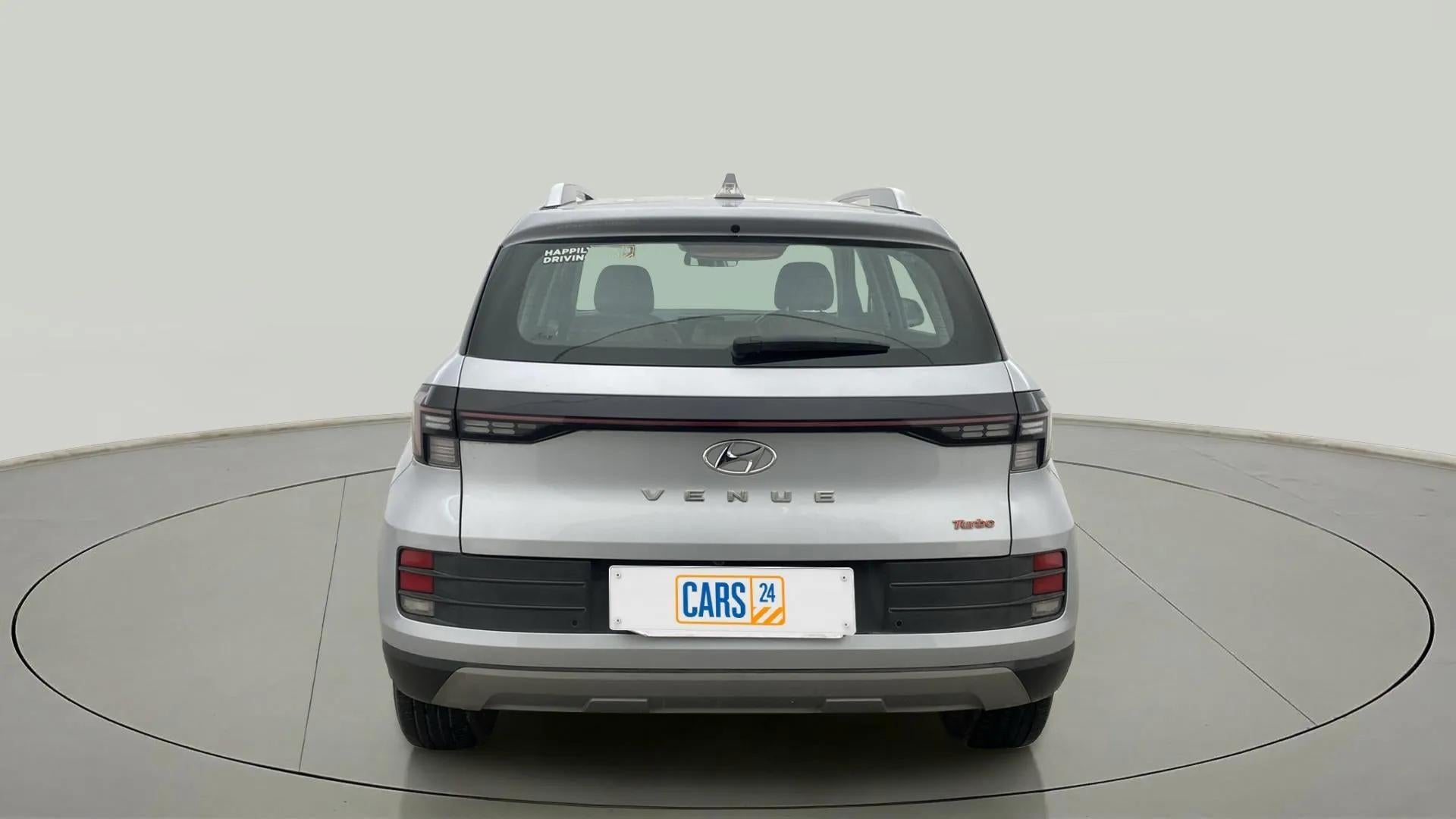 Rear view of a Hyundai Venue