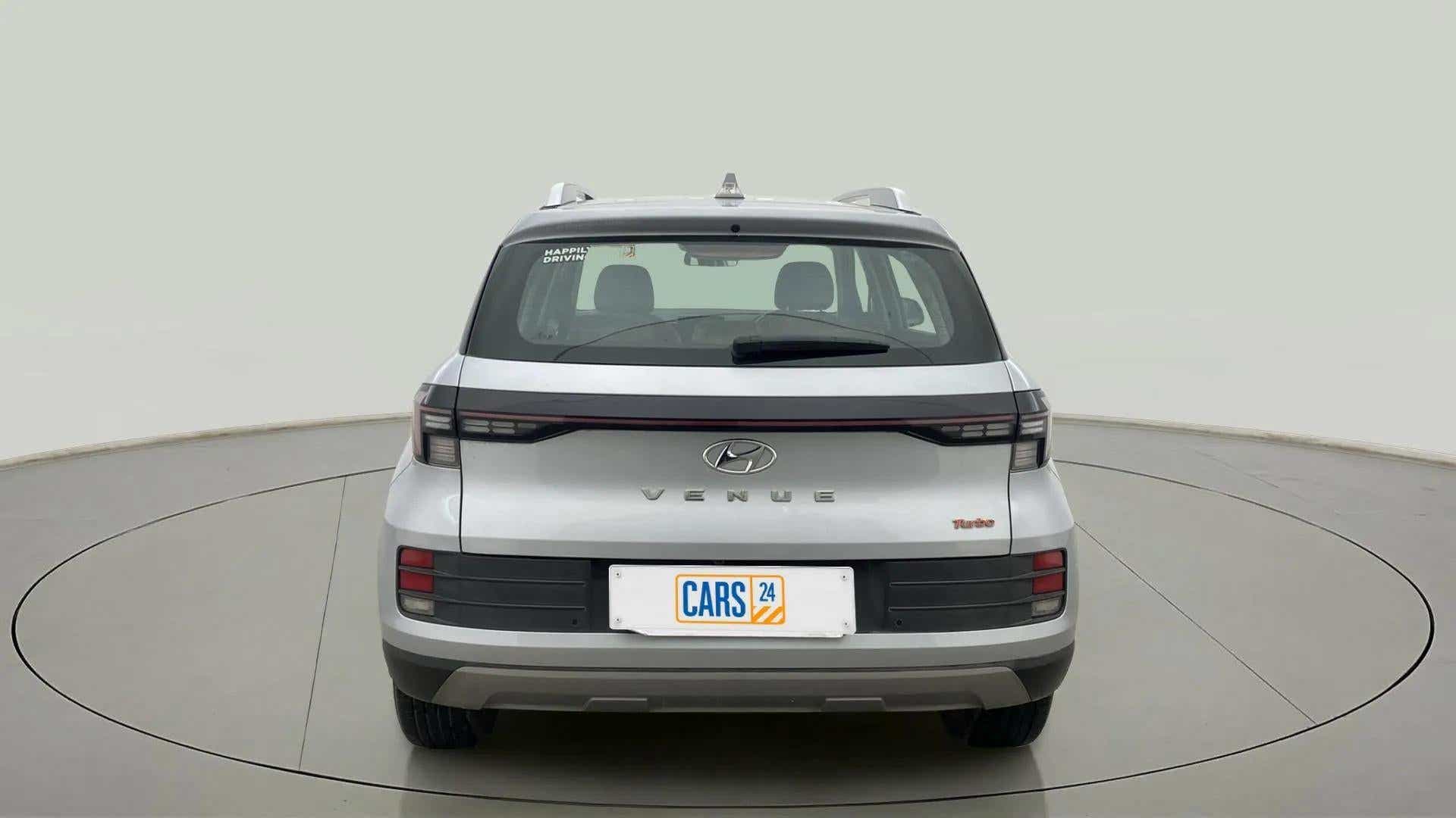 Rear view of a Hyundai Venue