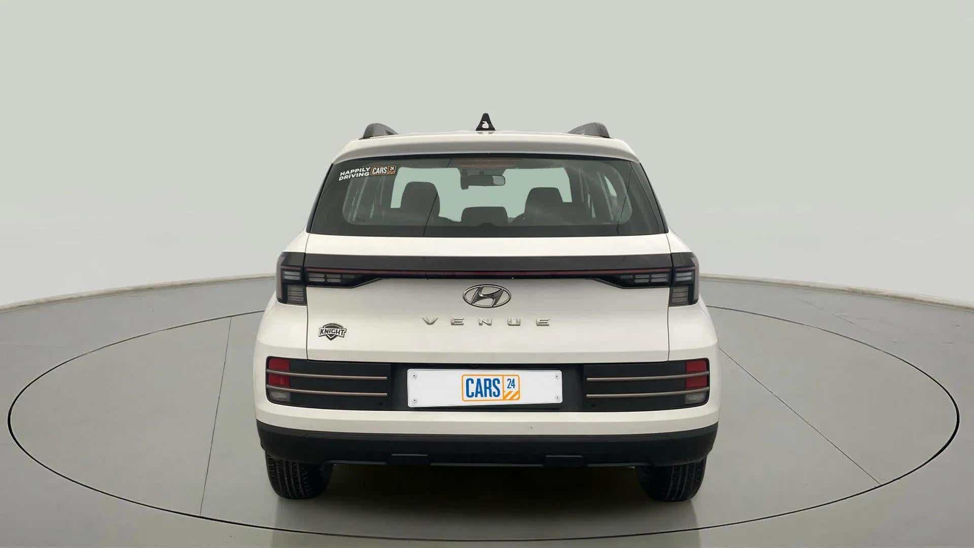 Rear view of a Hyundai Venue