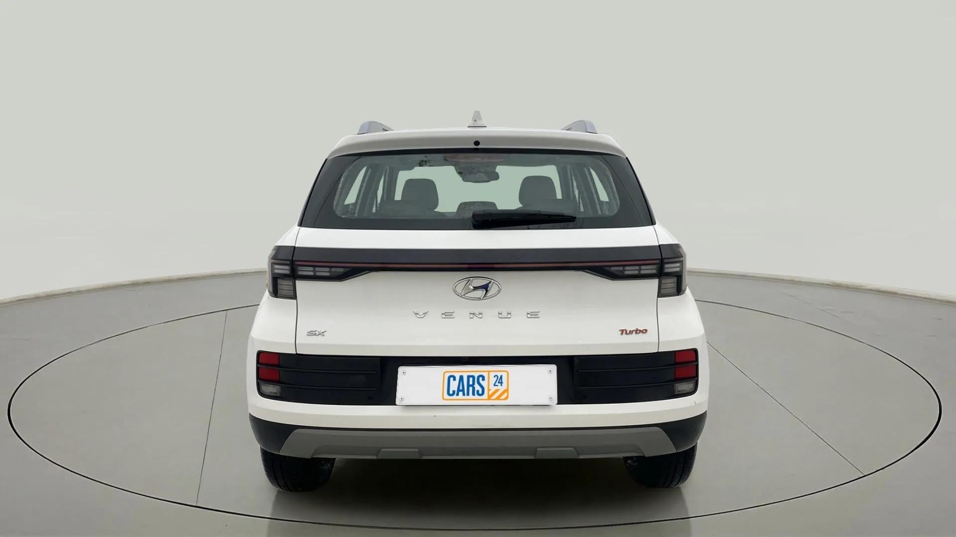 Rear view of a Hyundai Venue SX Turbo