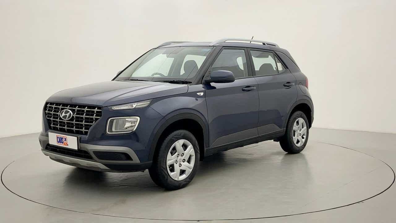 Front three-quarter view of a Hyundai Venue