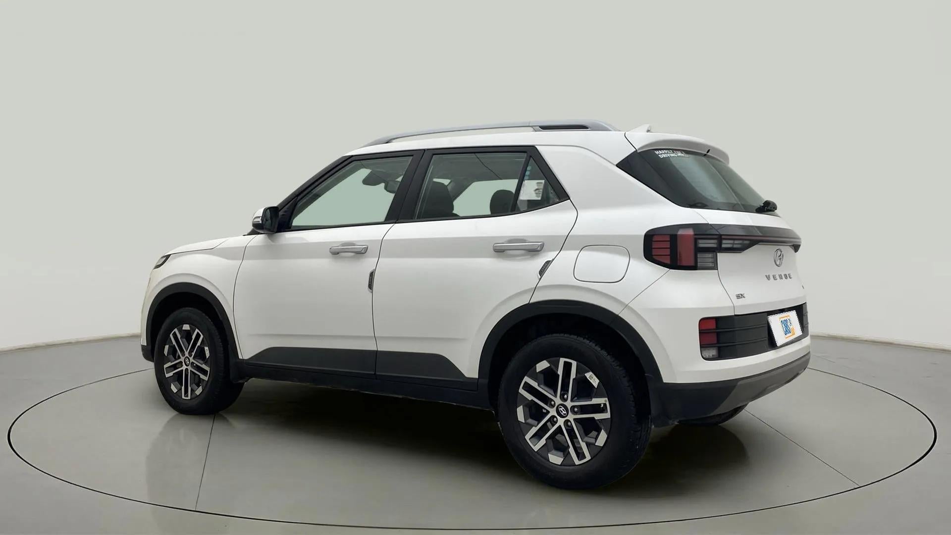 Rear three-quarter of a Hyundai Venue