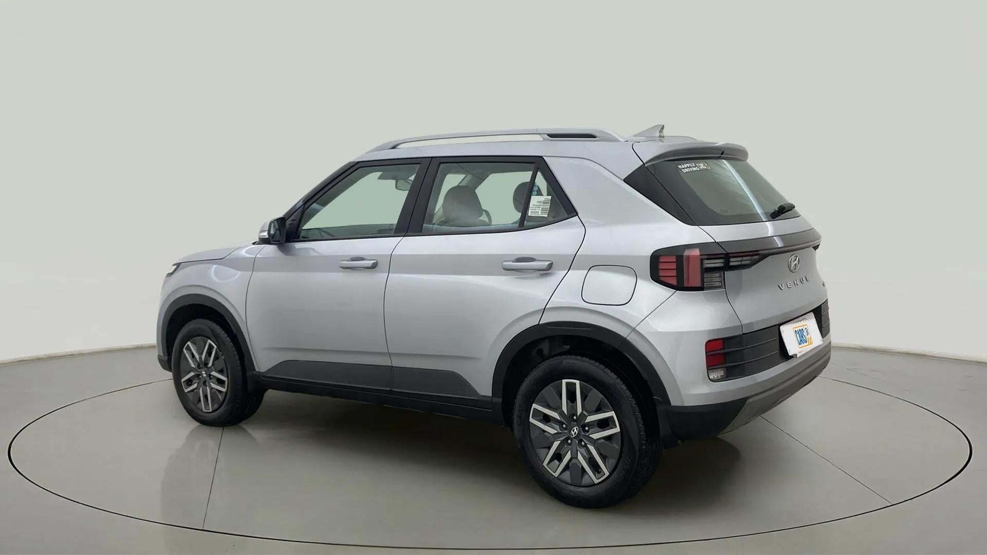 Rear three-quarter of a Hyundai Venue