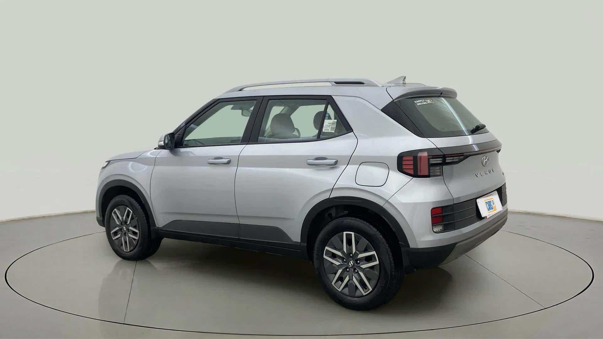 Rear three-quarter of a Hyundai Venue