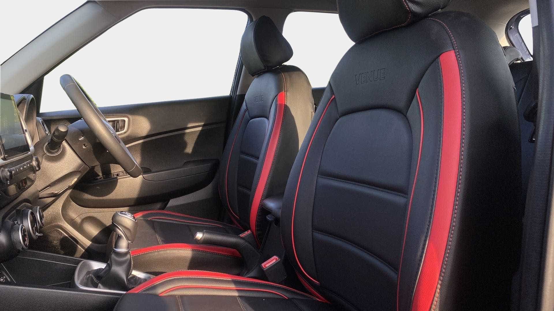 Front seat and dashboard view of a Hyundai Venue