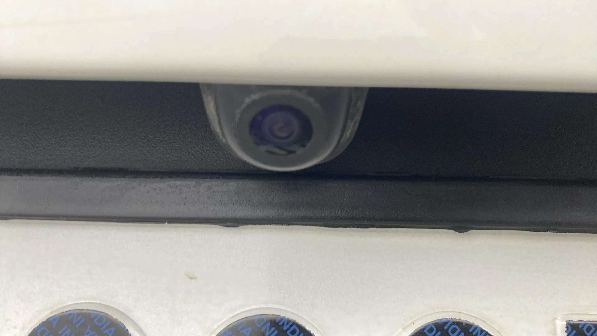 Close-up of the rear camera of a Hyundai Venue
