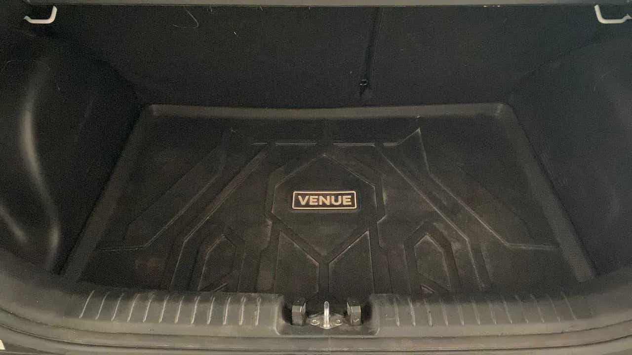 Boot space of a Hyundai Venue