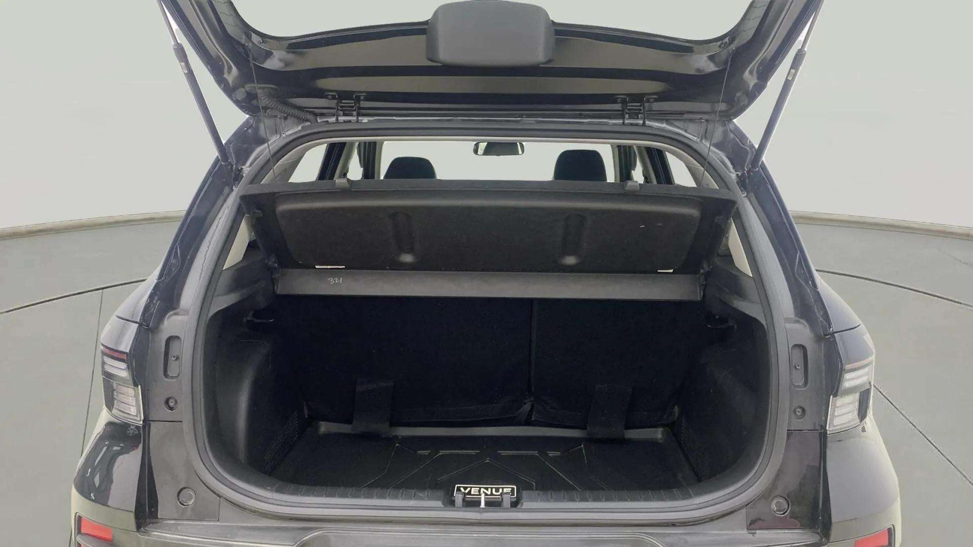 Boot space view of a Hyundai Venue