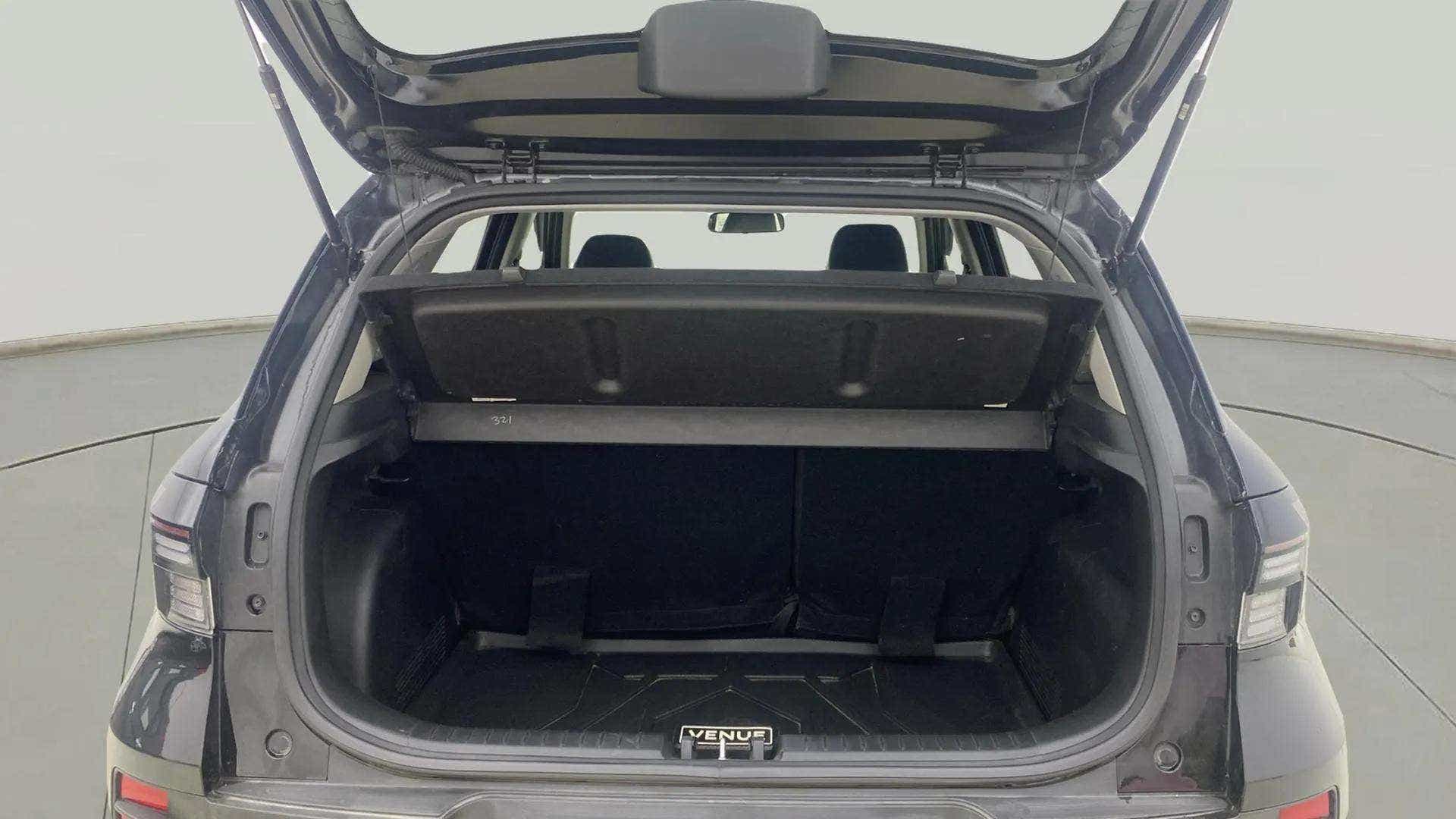 Boot space view of a Hyundai Venue