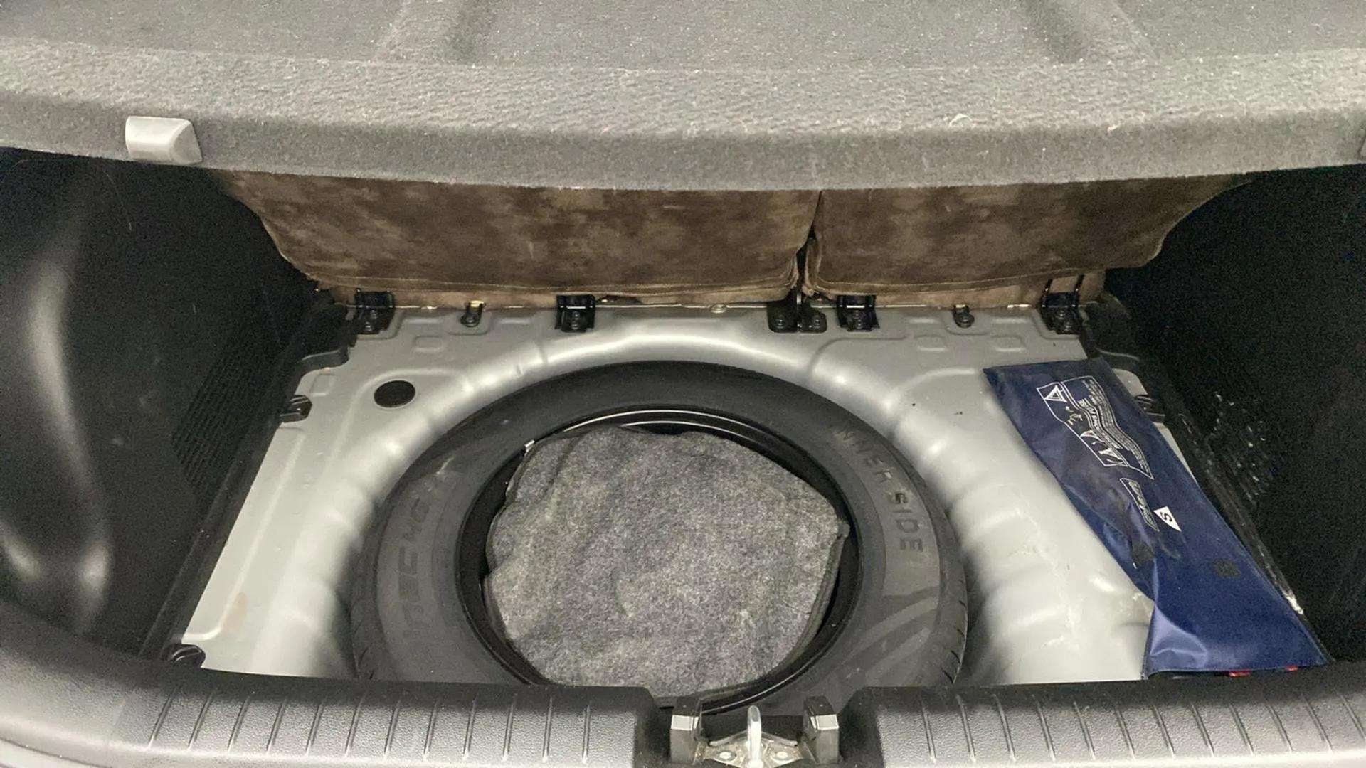 Boot spare wheel compartment of a Hyundai Venue