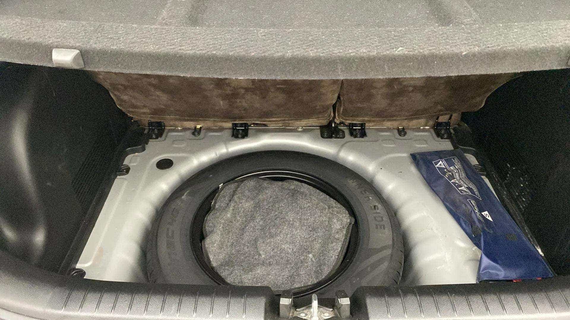 Boot spare wheel compartment of a Hyundai Venue