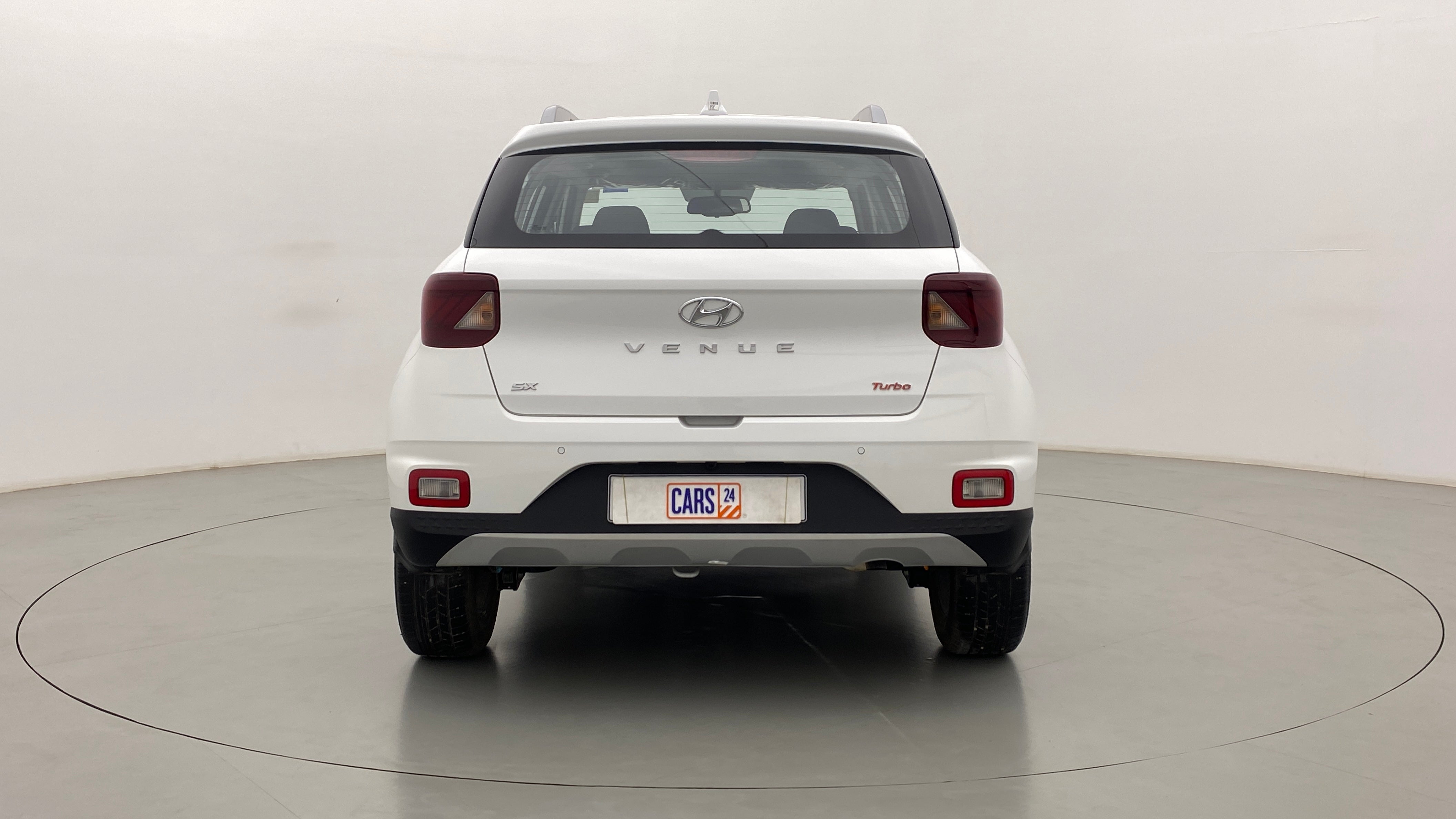 Rear view of a Hyundai Venue SX Turbo