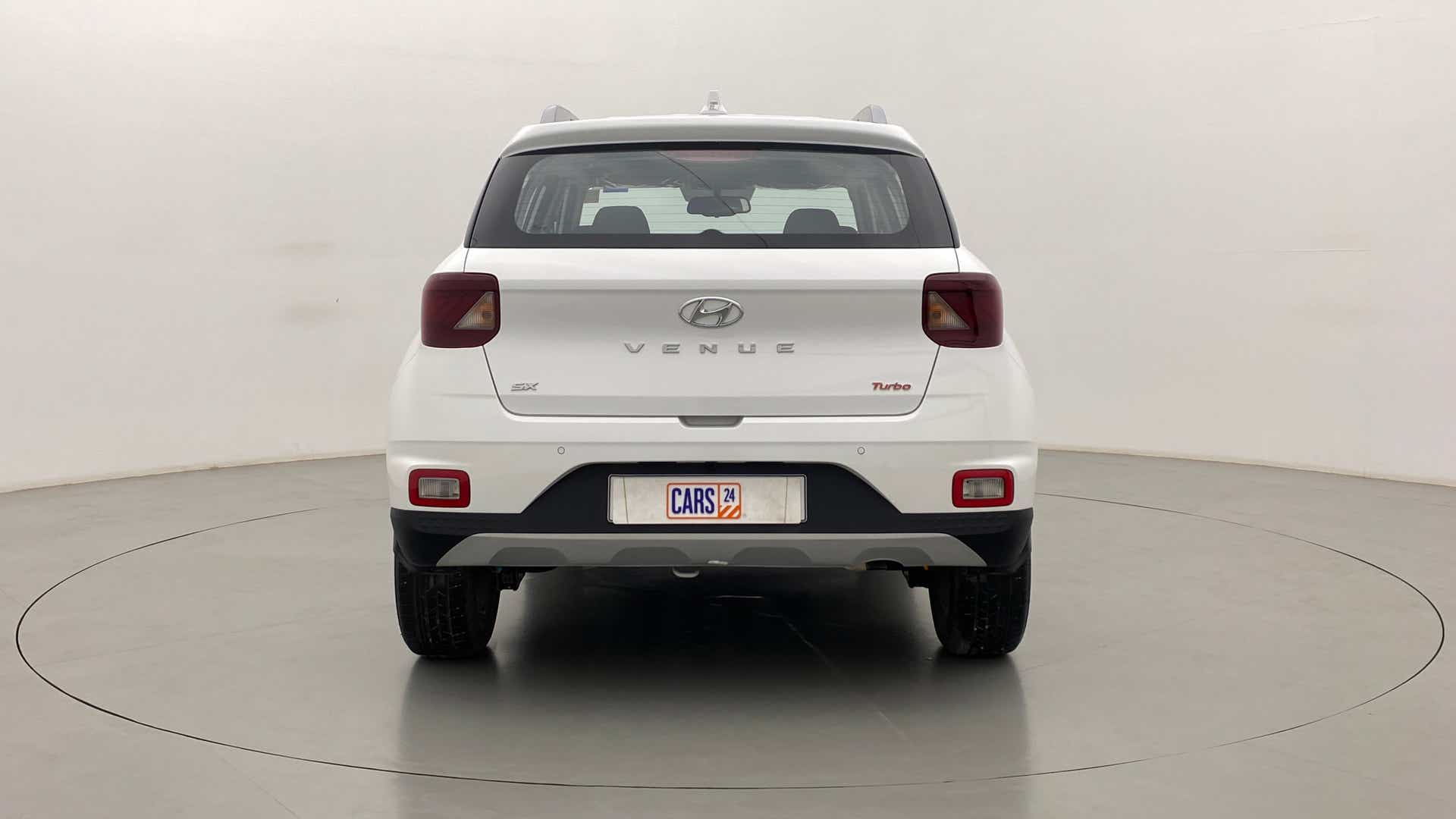 Rear view of a Hyundai Venue SX Turbo