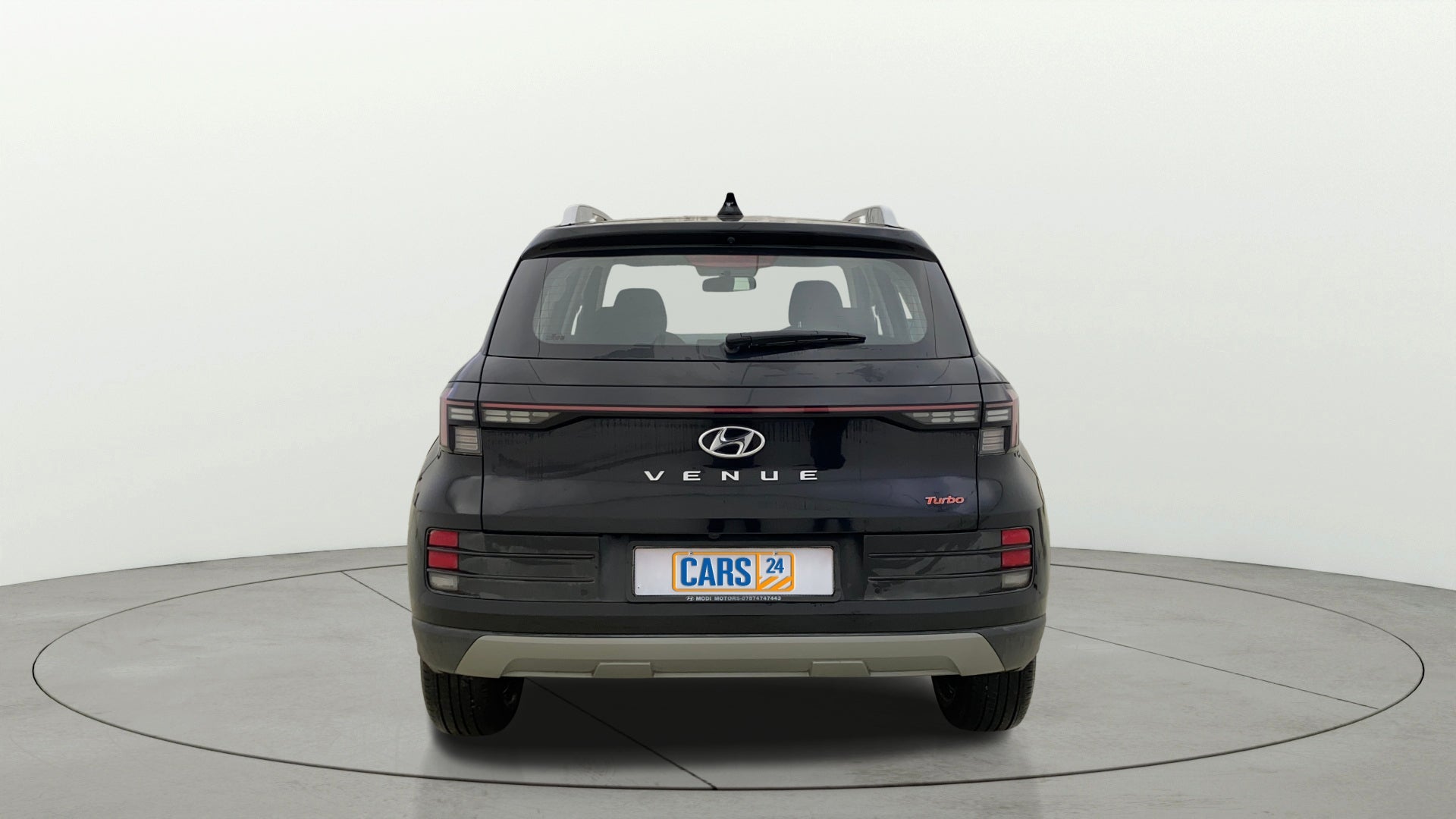 Rear view of a Hyundai Venue
