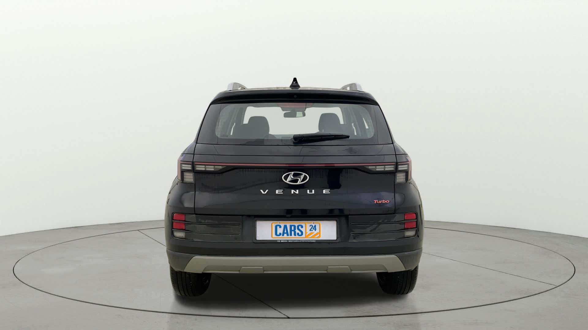 Rear view of a Hyundai Venue