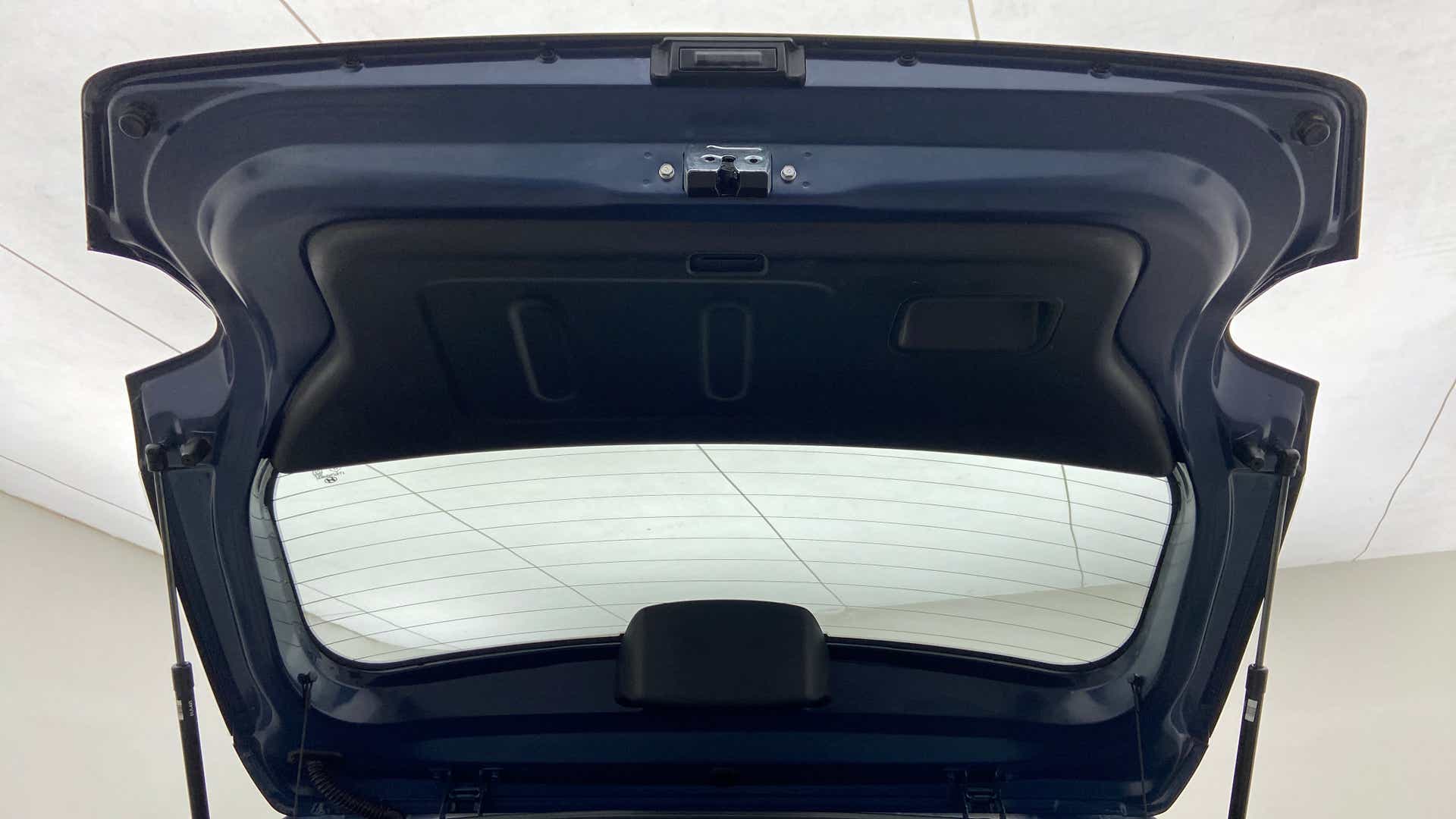 Opened tailgate view of a Hyundai Venue