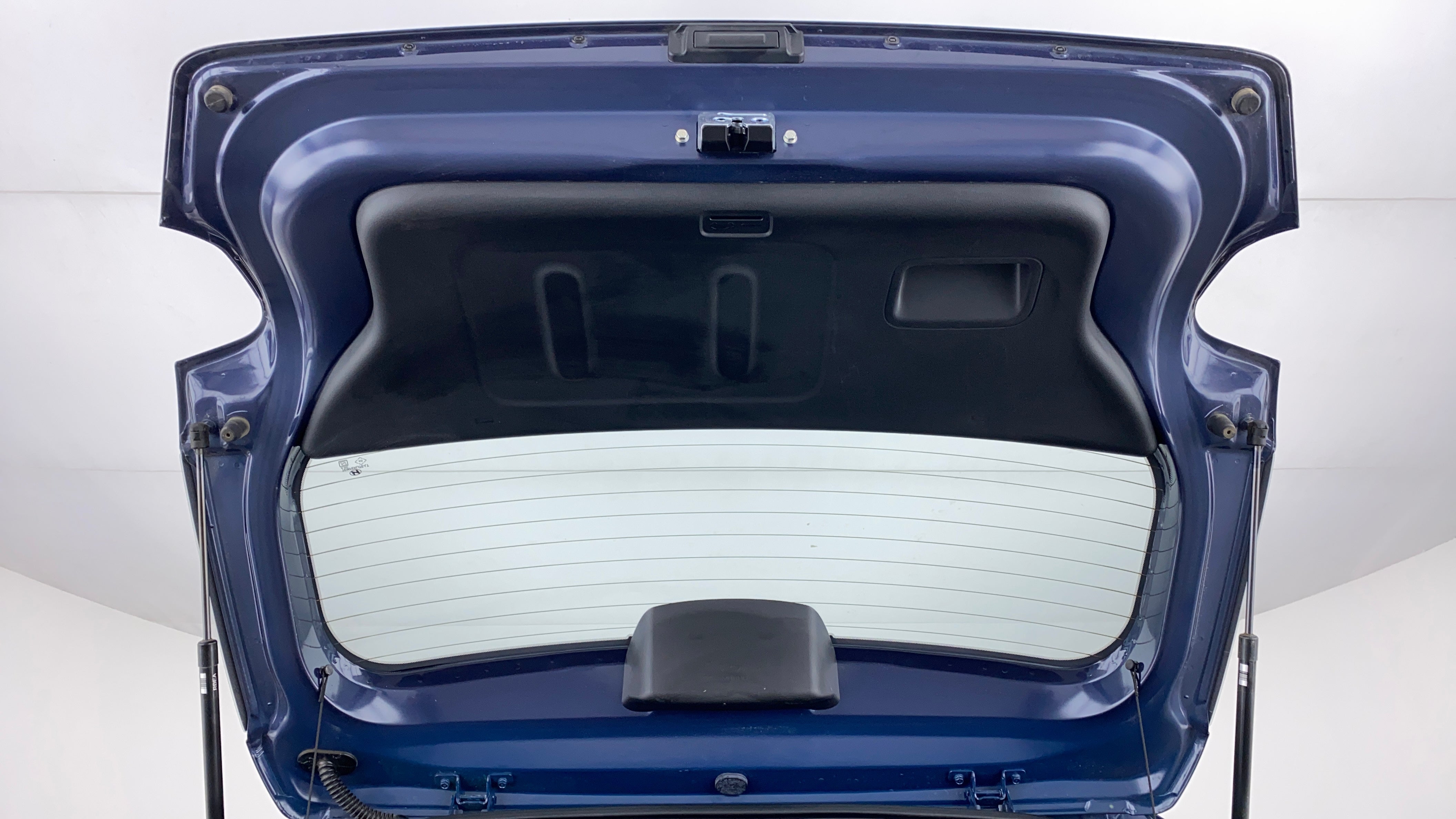 Inside view of the boot lid of a Hyundai Venue