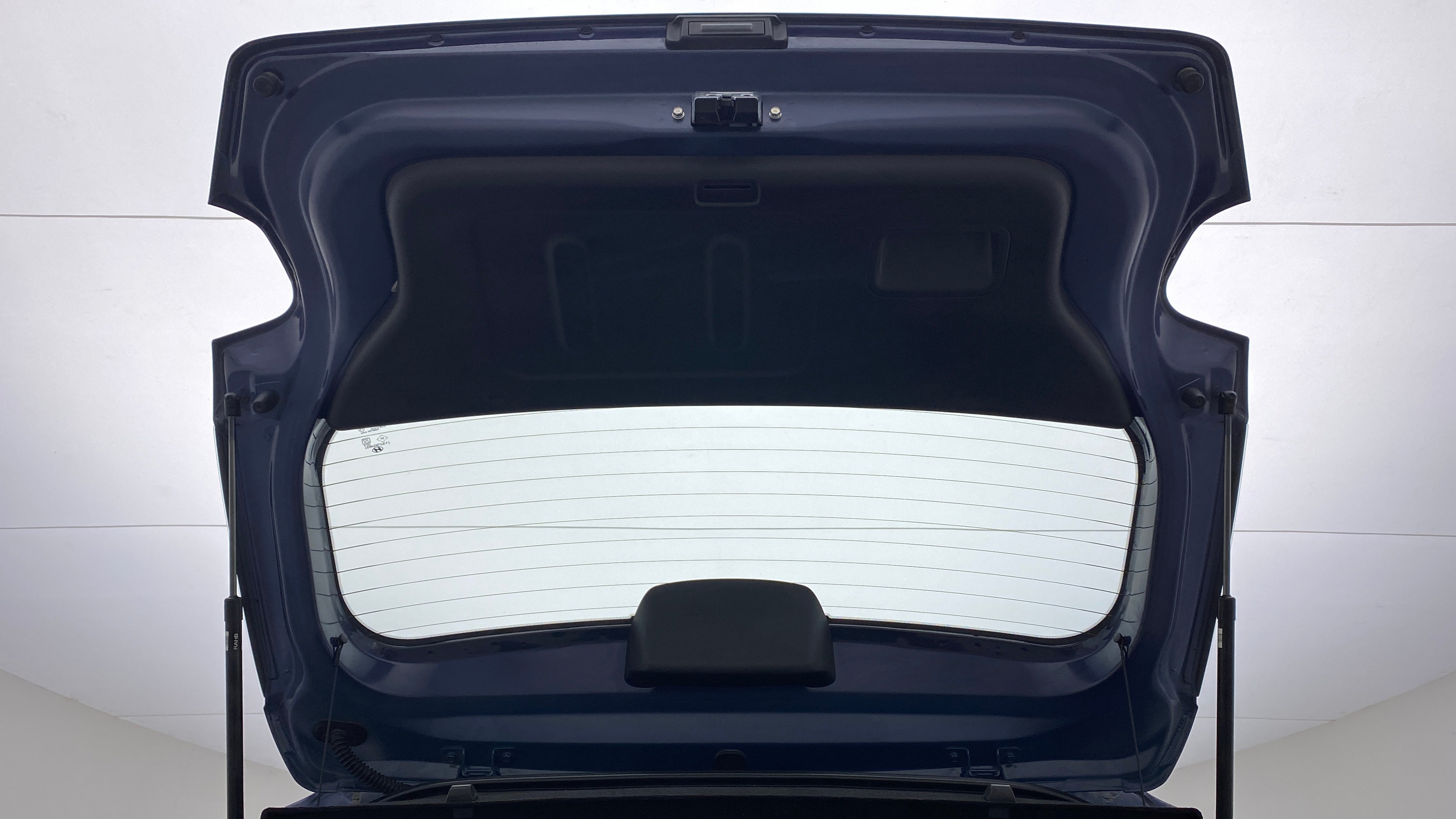 Inside view of the boot lid of a Hyundai Venue