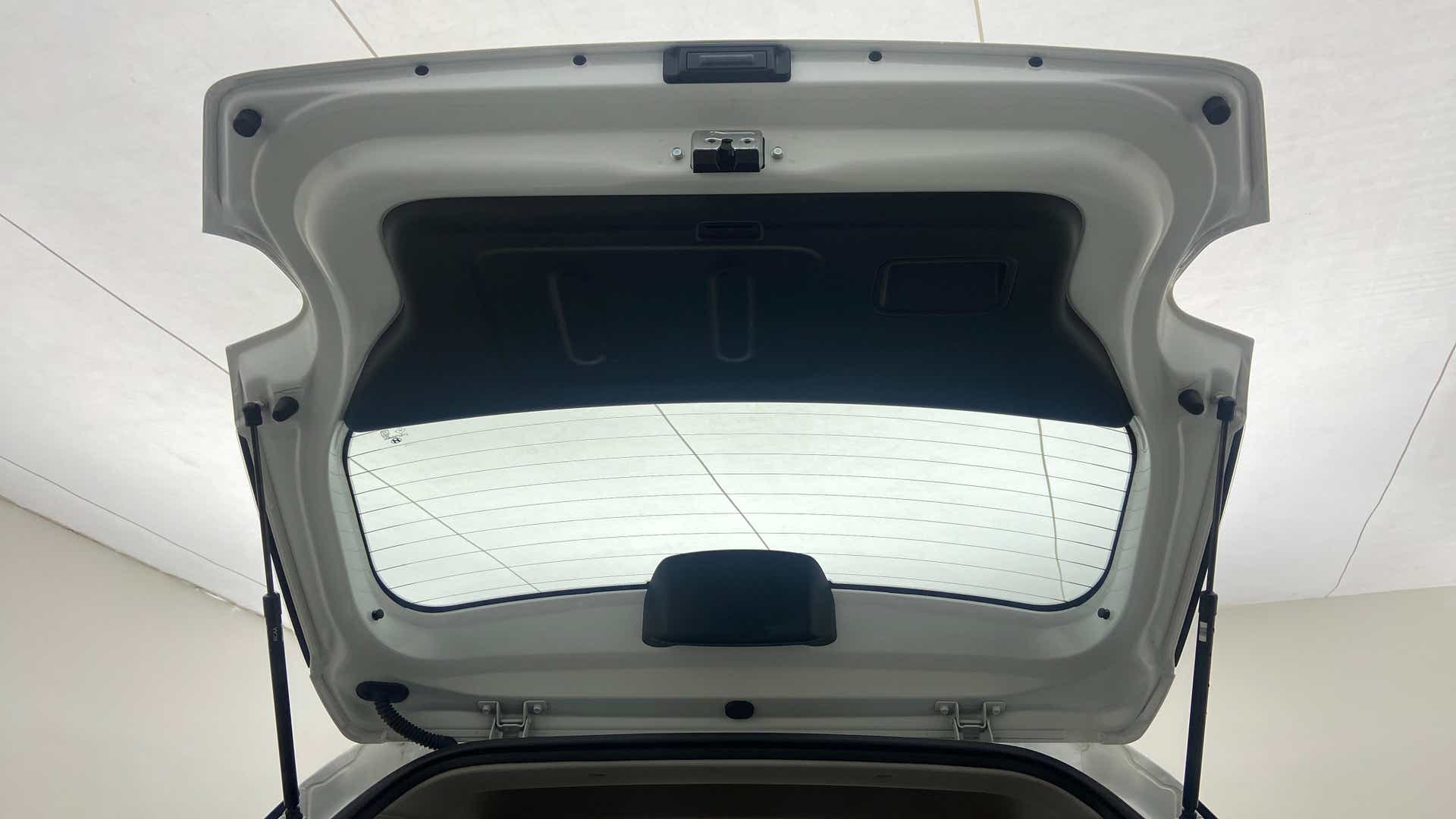 Open boot lid interior view of a Hyundai Venue