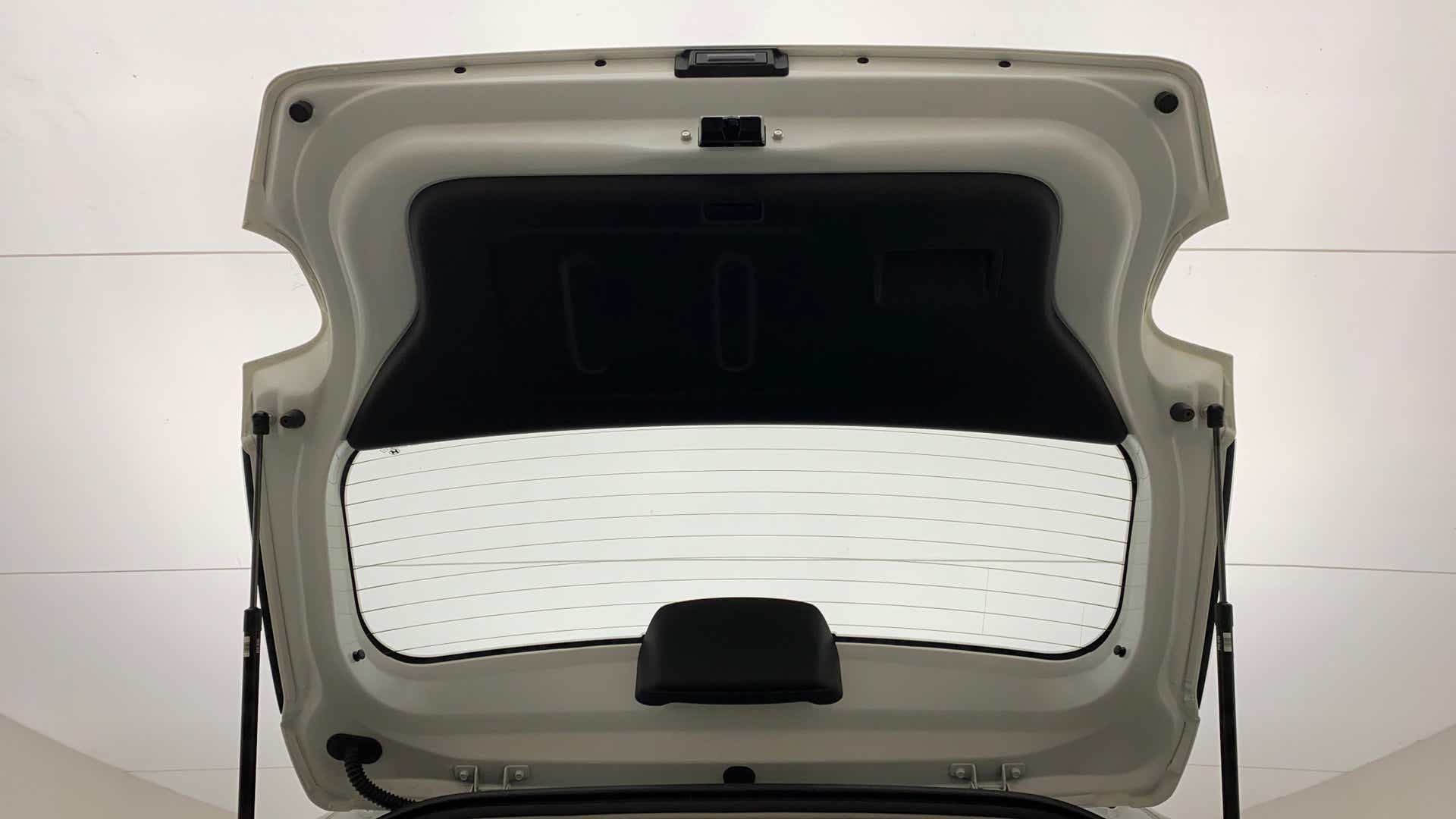 Inside view of tailgate of a Hyundai Venue