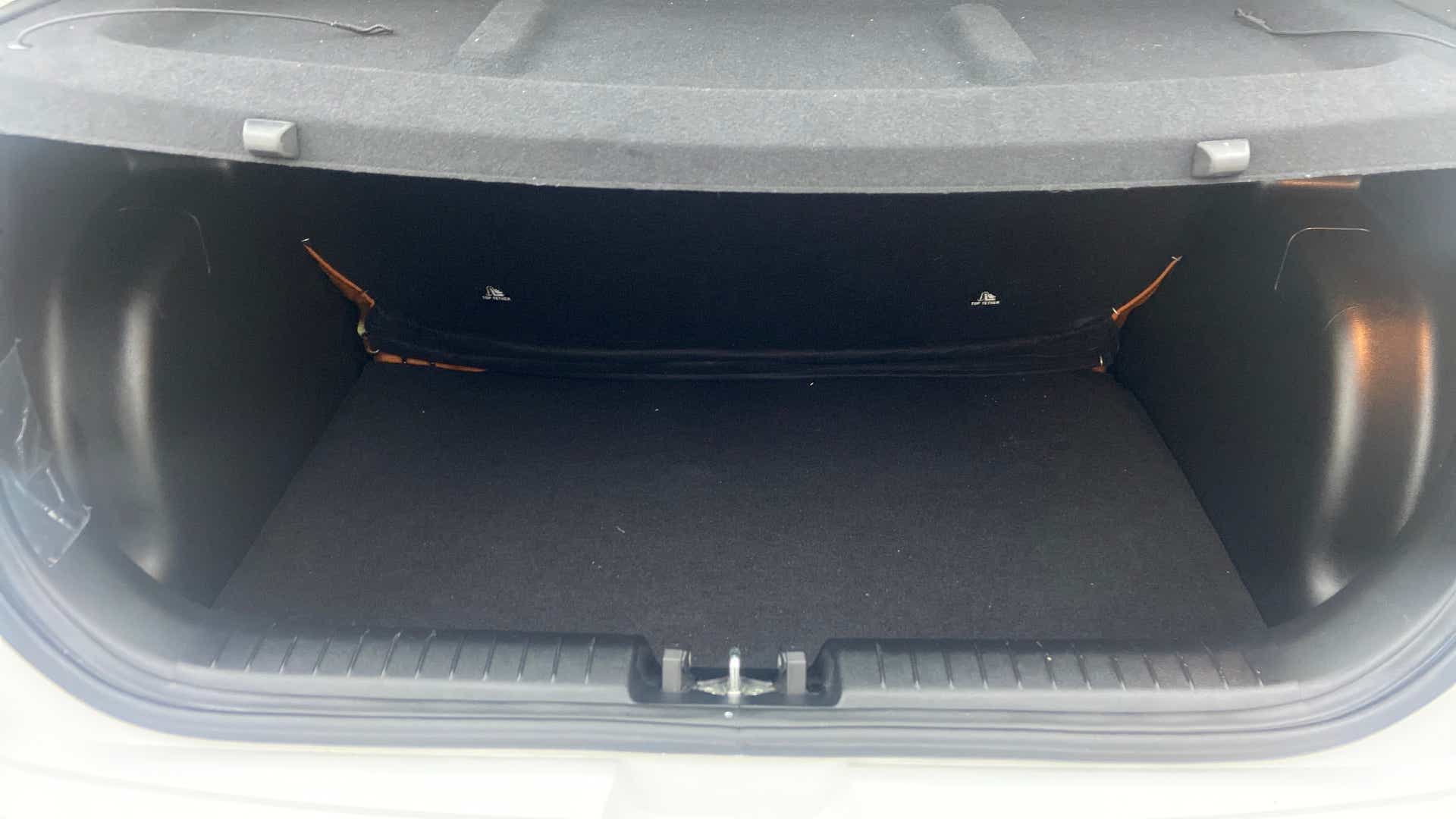 Boot space of a Hyundai Venue