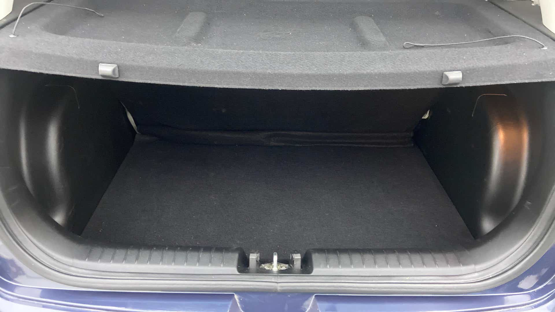 Boot space of a Hyundai Venue