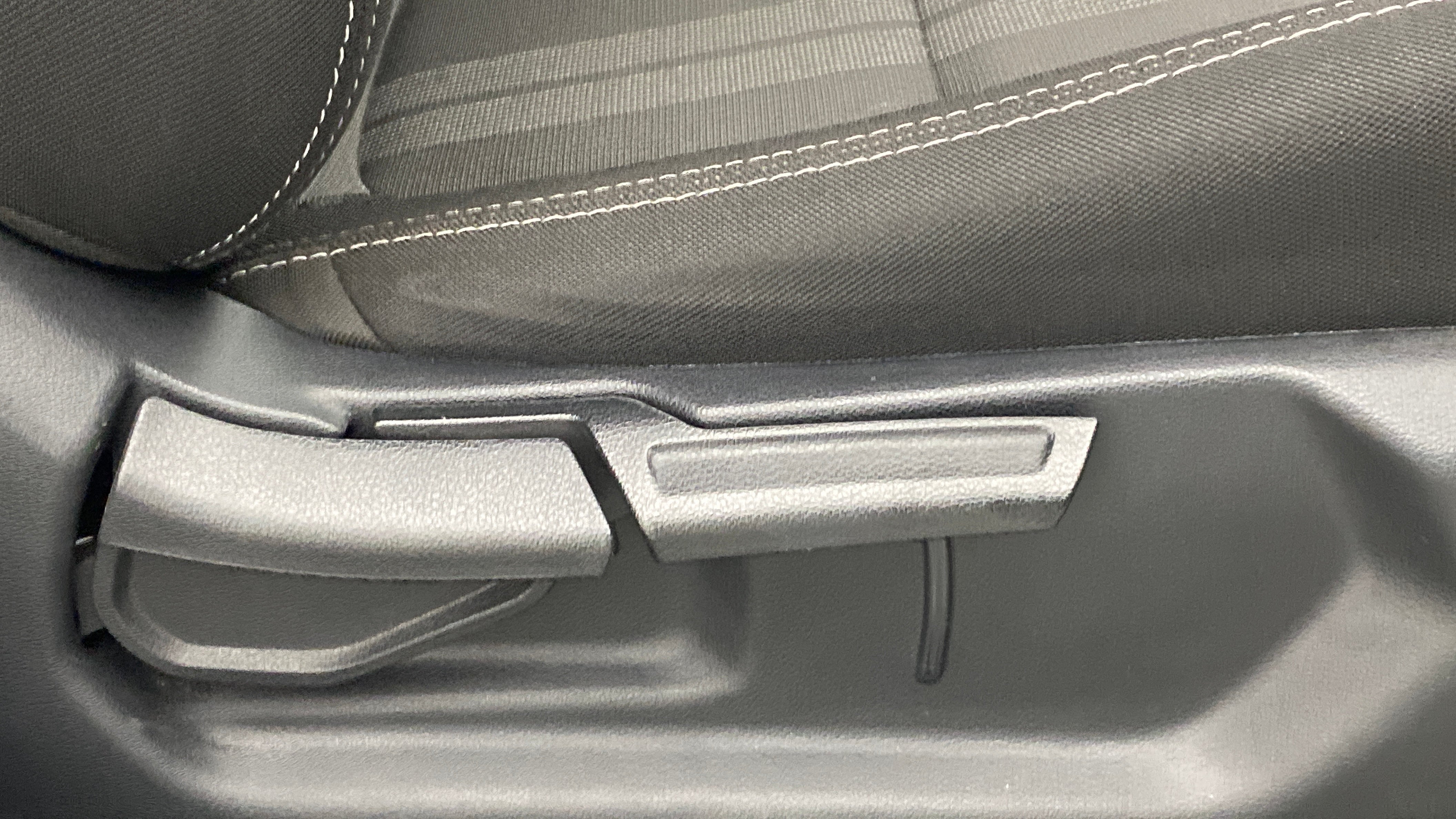 Seat adjustment lever of a Hyundai Venue