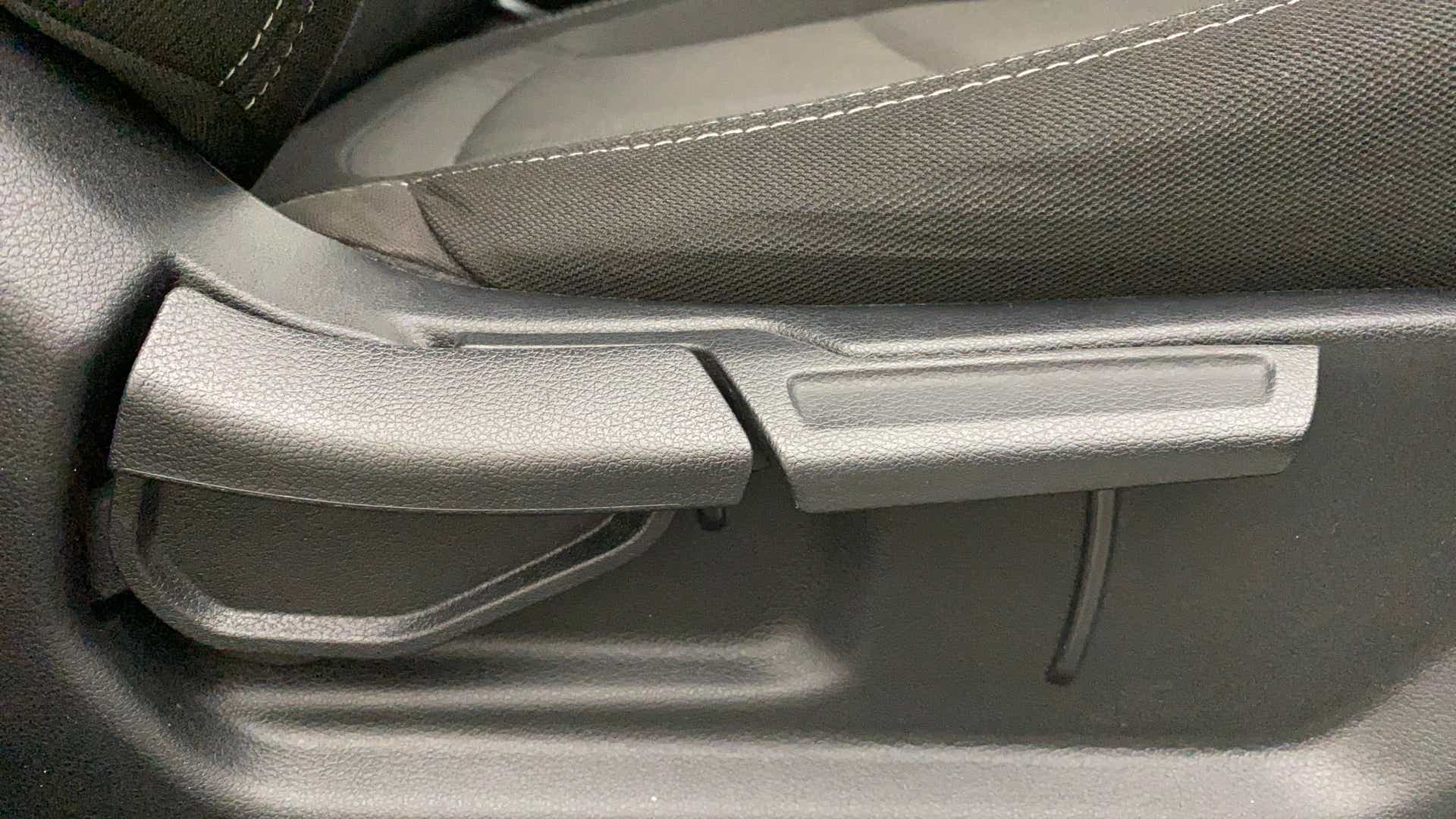 Front seat adjustment lever of a Hyundai Venue