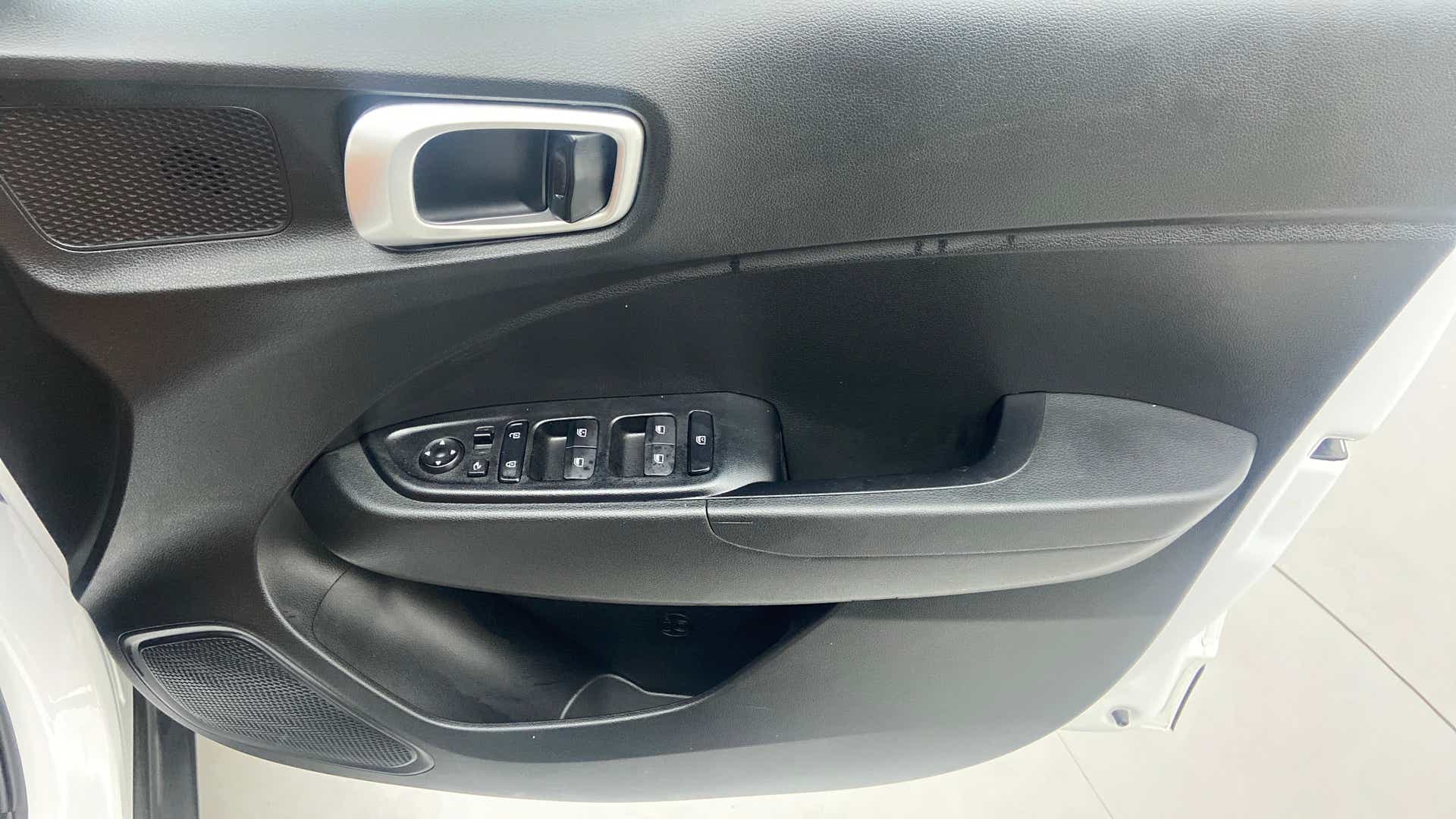 Driver side door panel of a Hyundai Venue