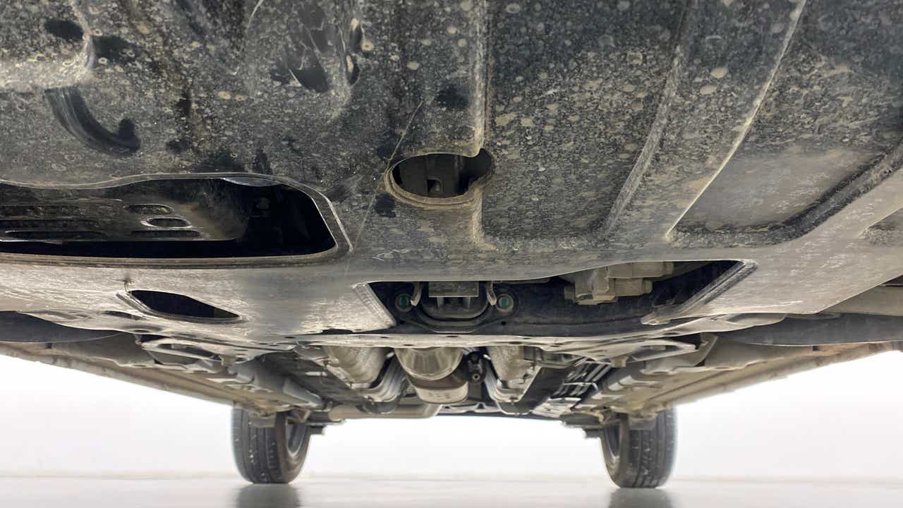 Undercarriage view of a Hyundai Venue