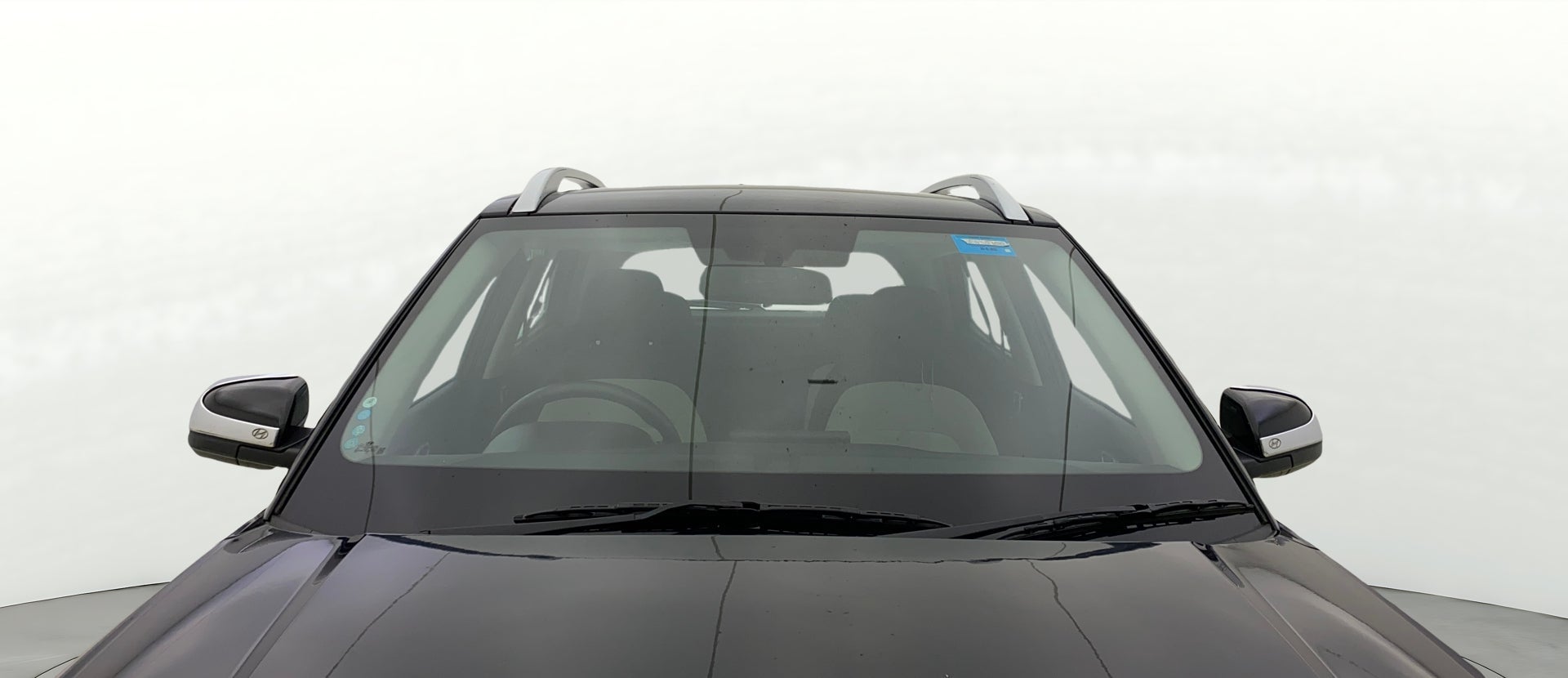 Front windshield view of a Hyundai Venue