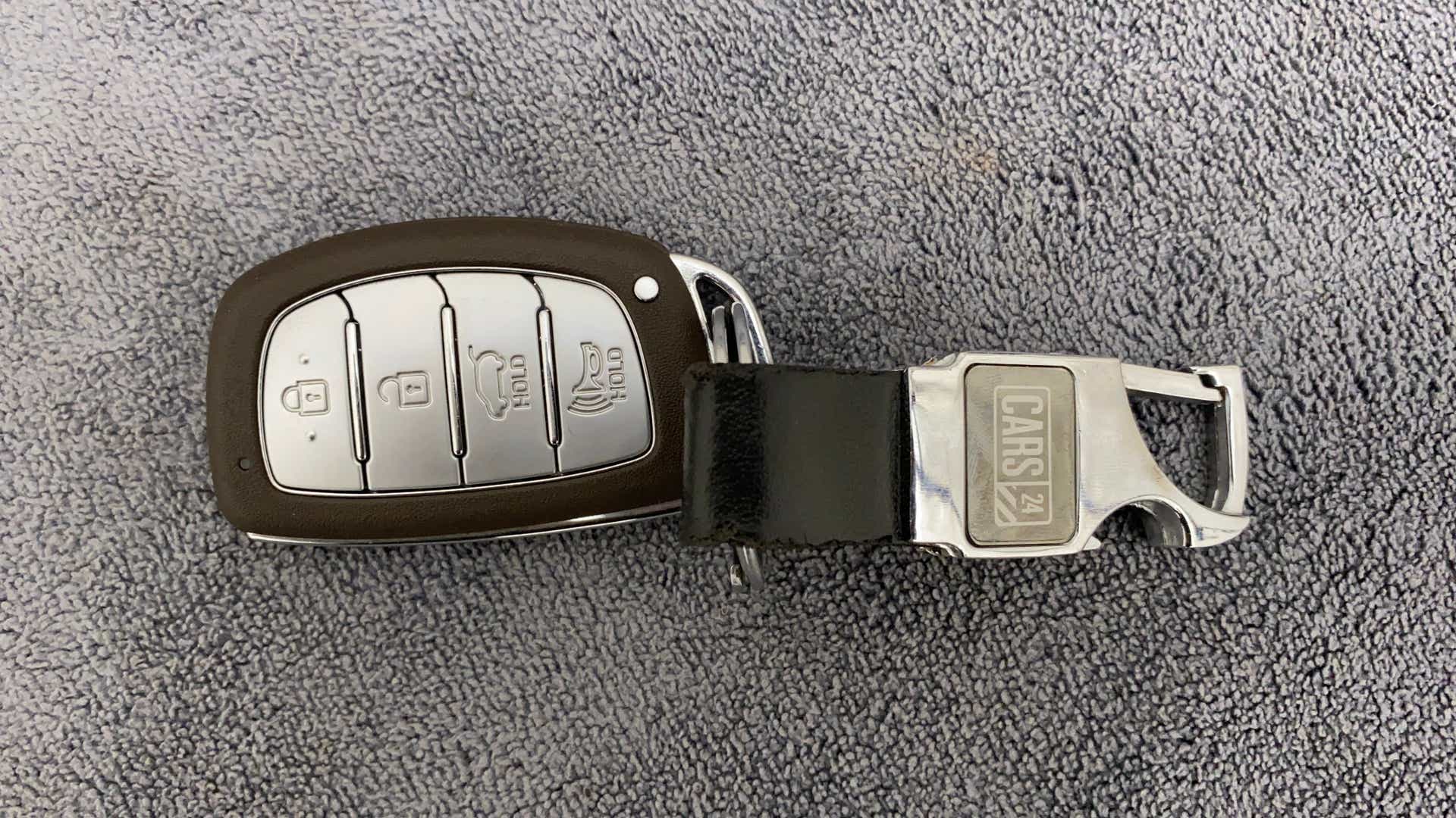 Car key fob of a Hyundai Venue