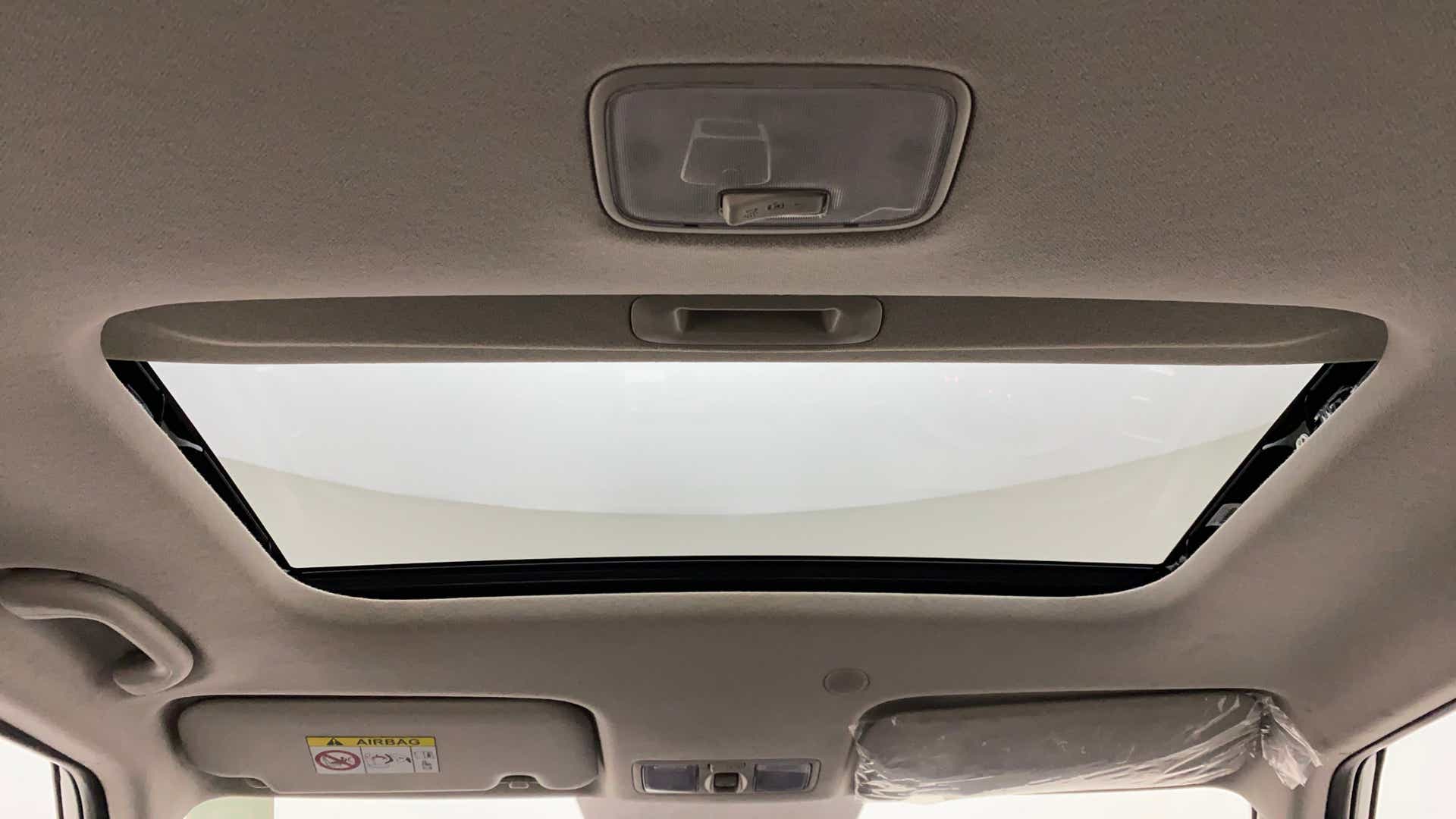 Interior sunroof view of a Hyundai Venue