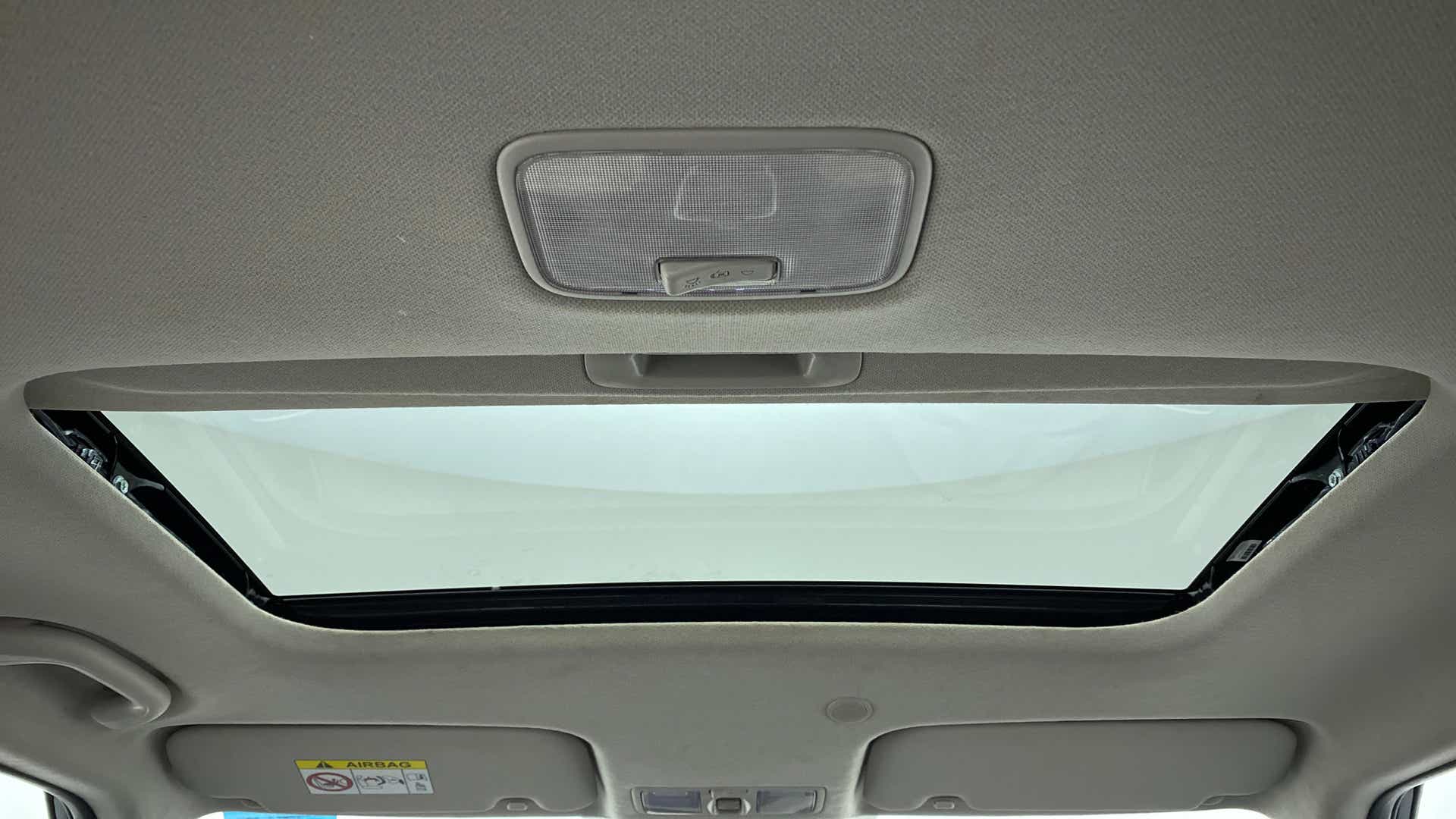Sunroof interior view of a Hyundai Venue