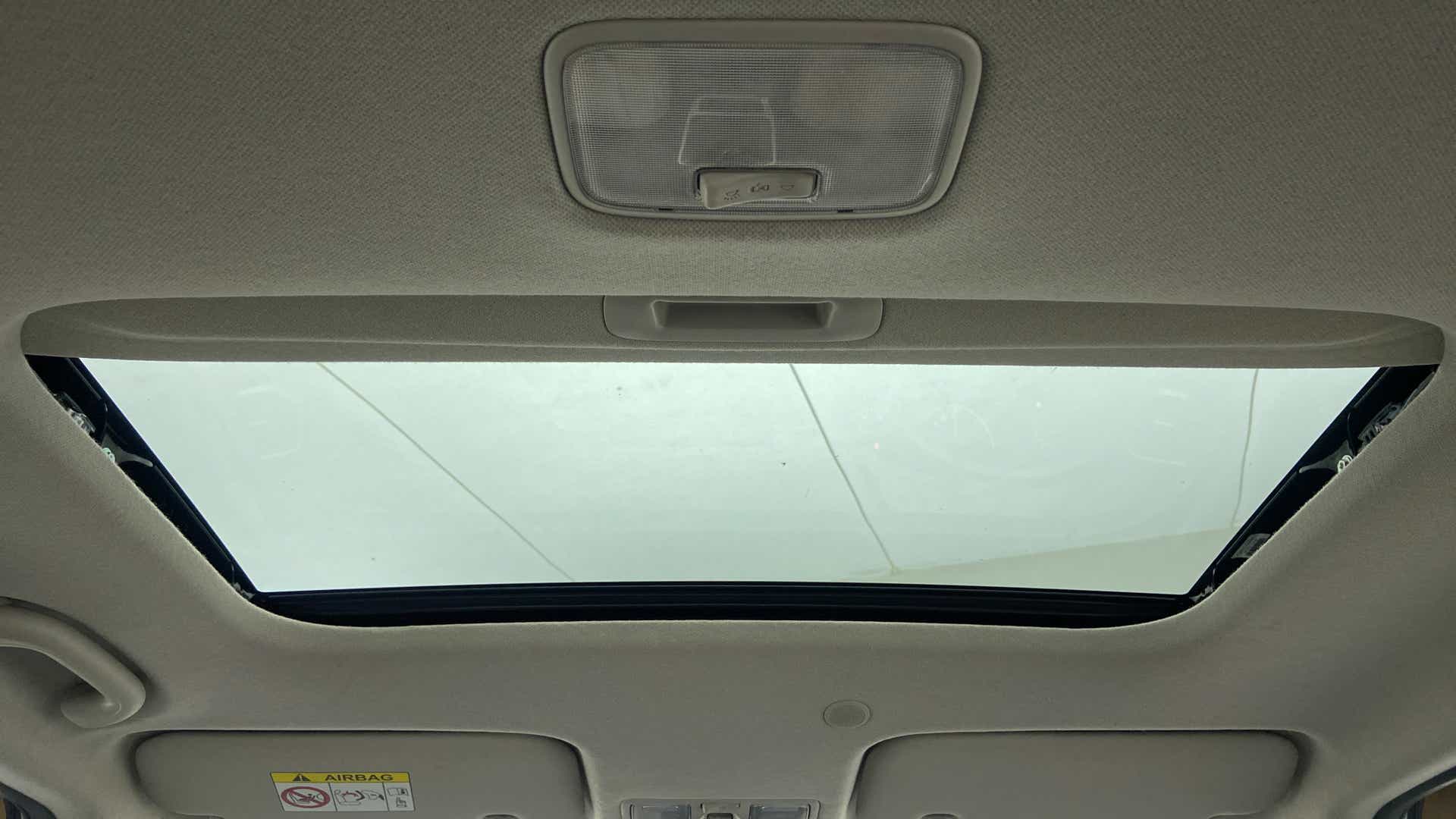 Sunroof interior view of a Hyundai Venue