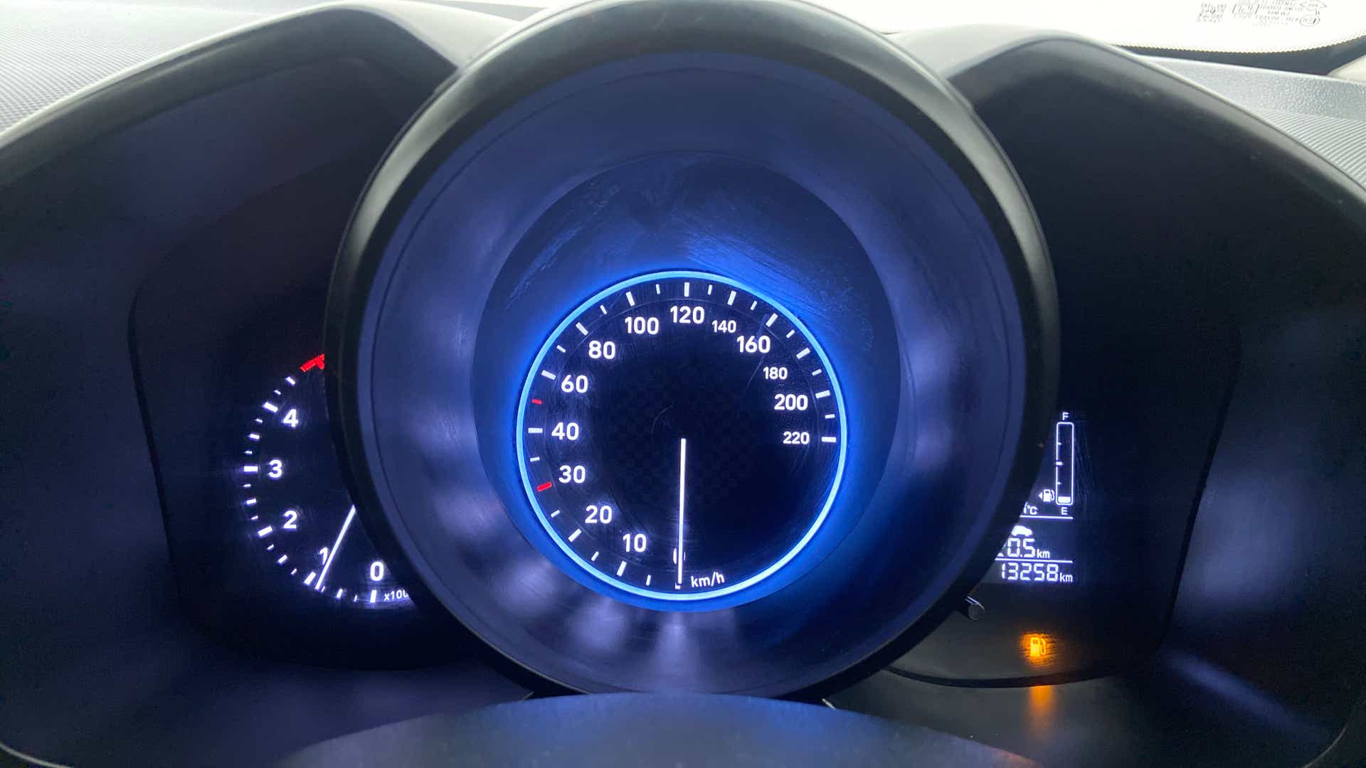 Instrument cluster of a Hyundai Venue