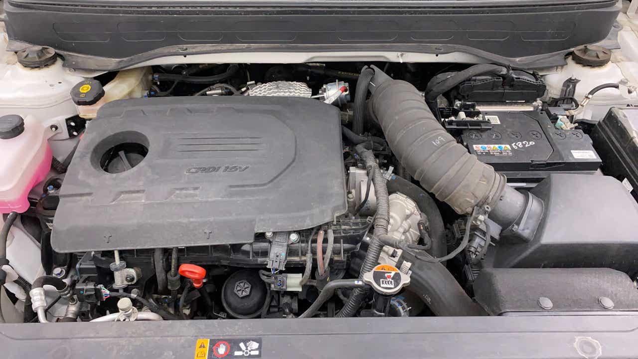 Engine bay view of a Hyundai Venue