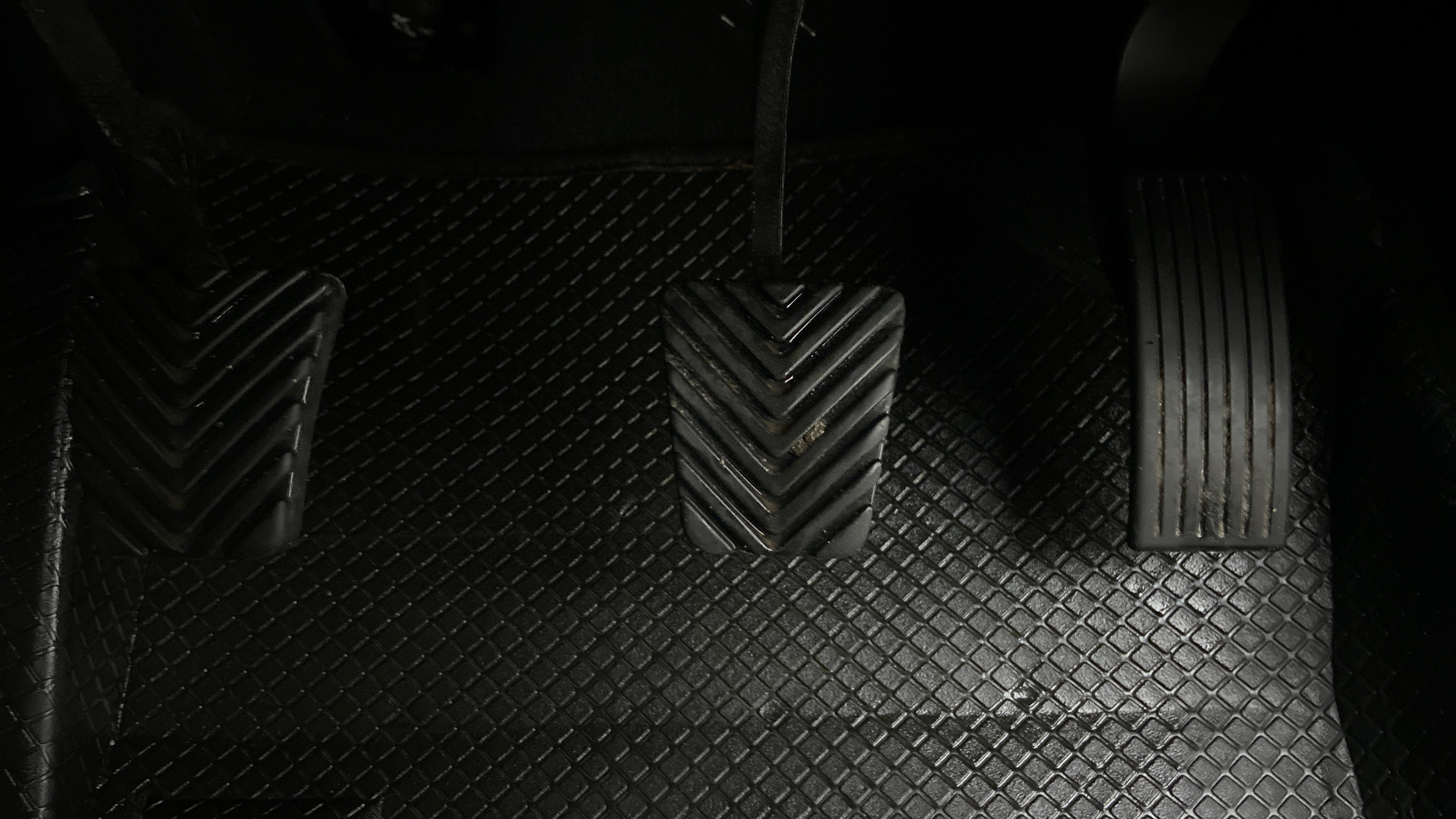 Foot pedal area of a Hyundai Venue