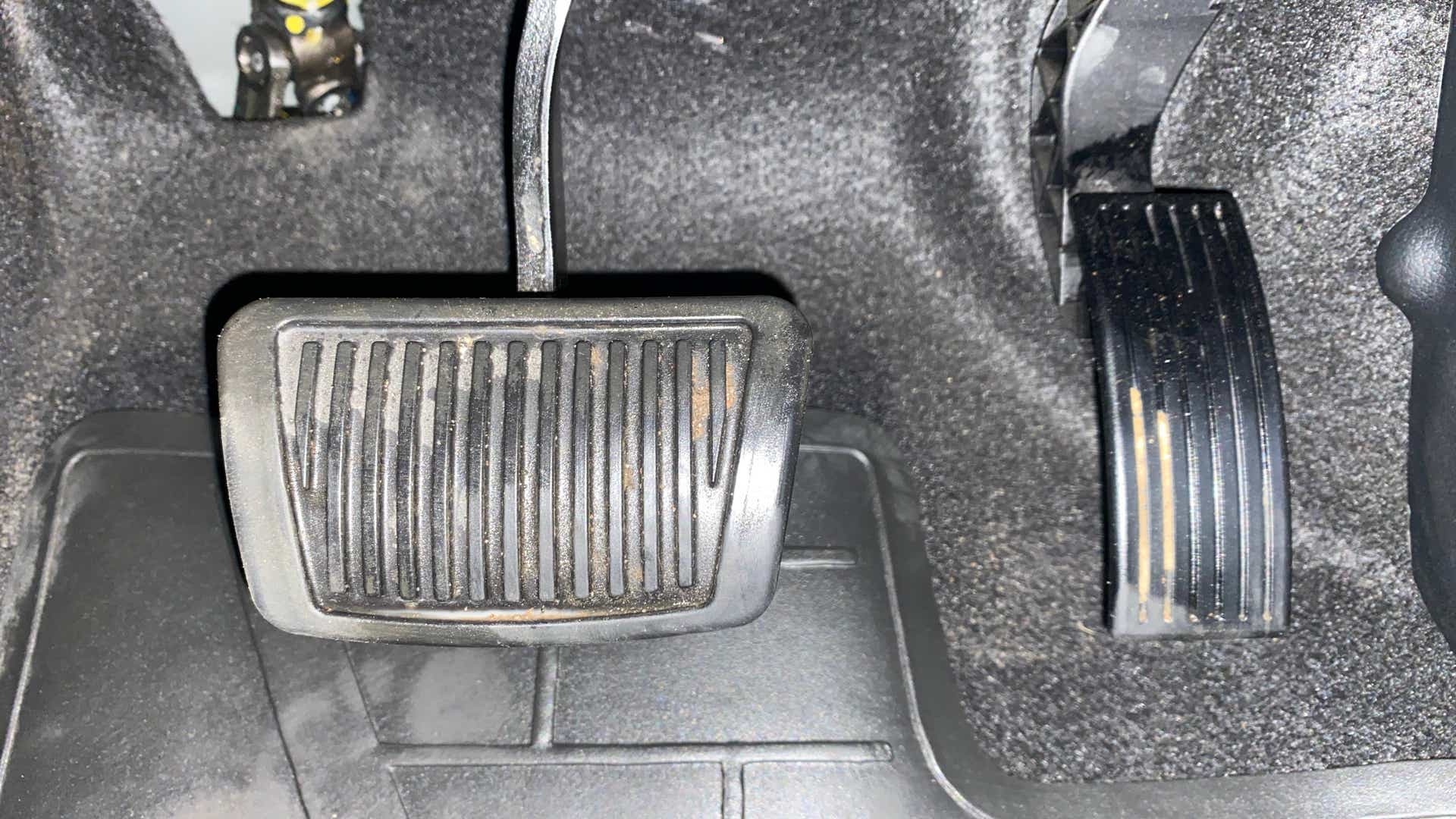 Brake and accelerator pedals of a Hyundai Venue