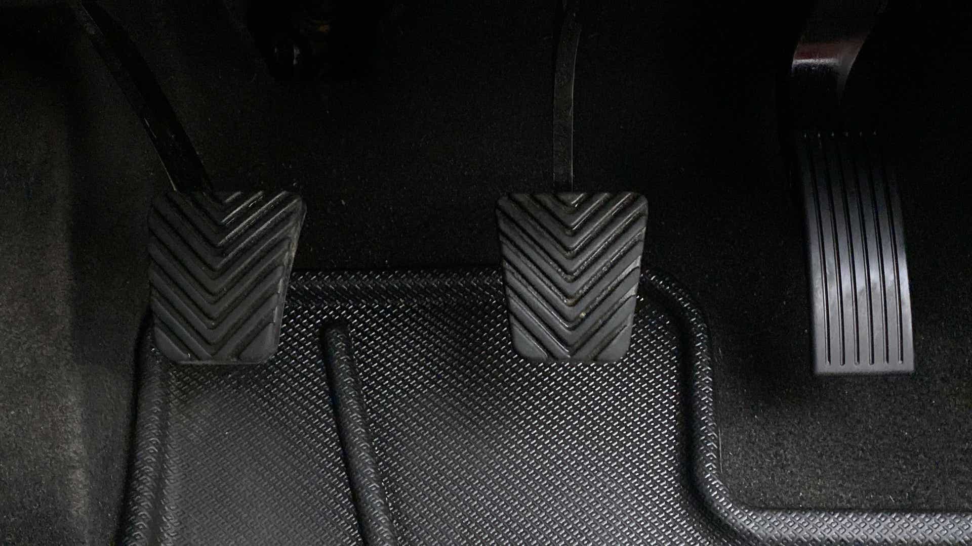 Pedal area of a Hyundai Venue