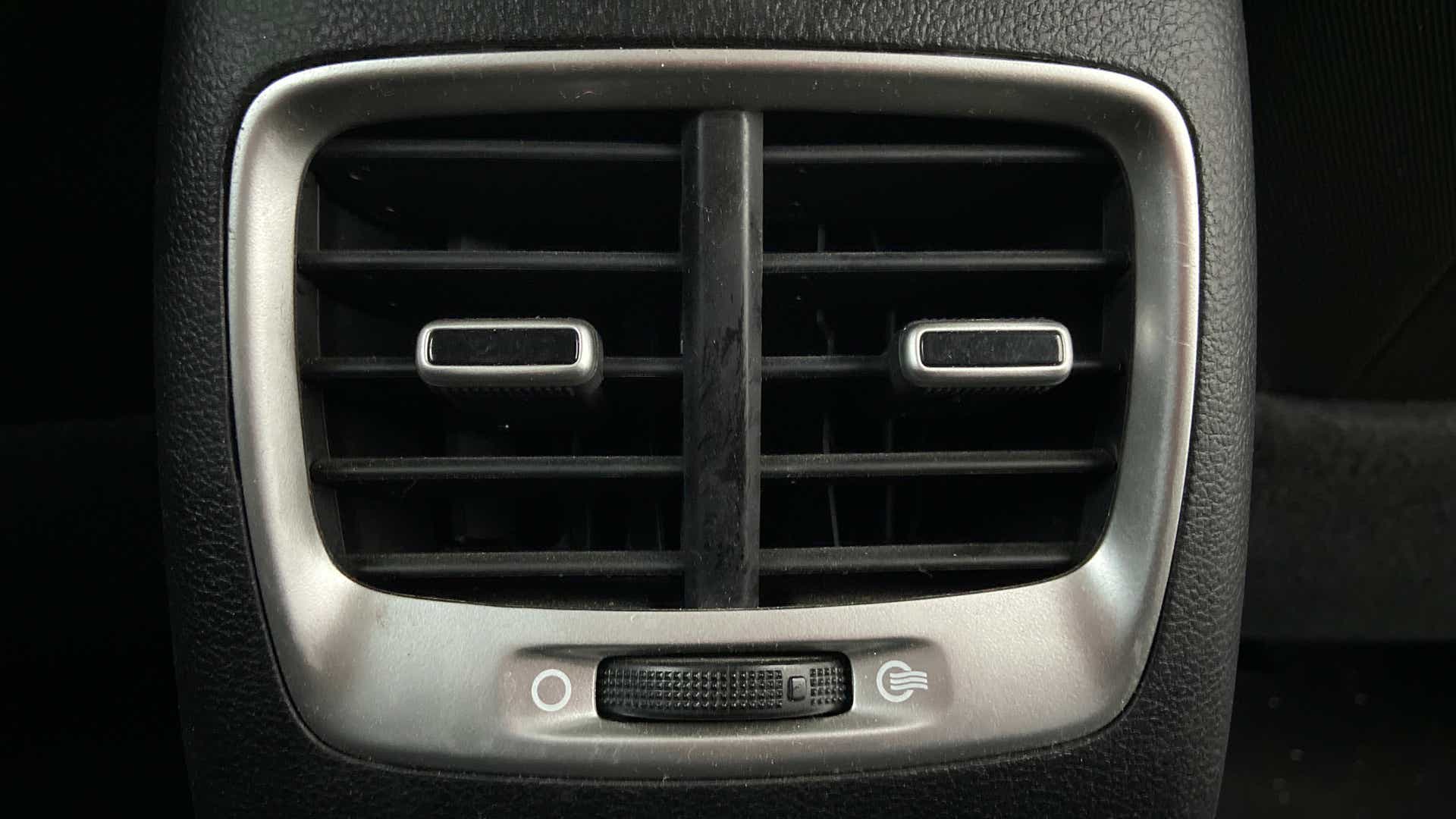 Rear ac vent of a Hyundai Venue