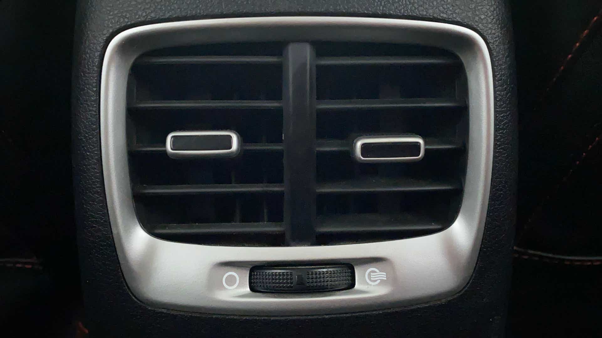 Close-up of rear ac vent of a Hyundai Venue