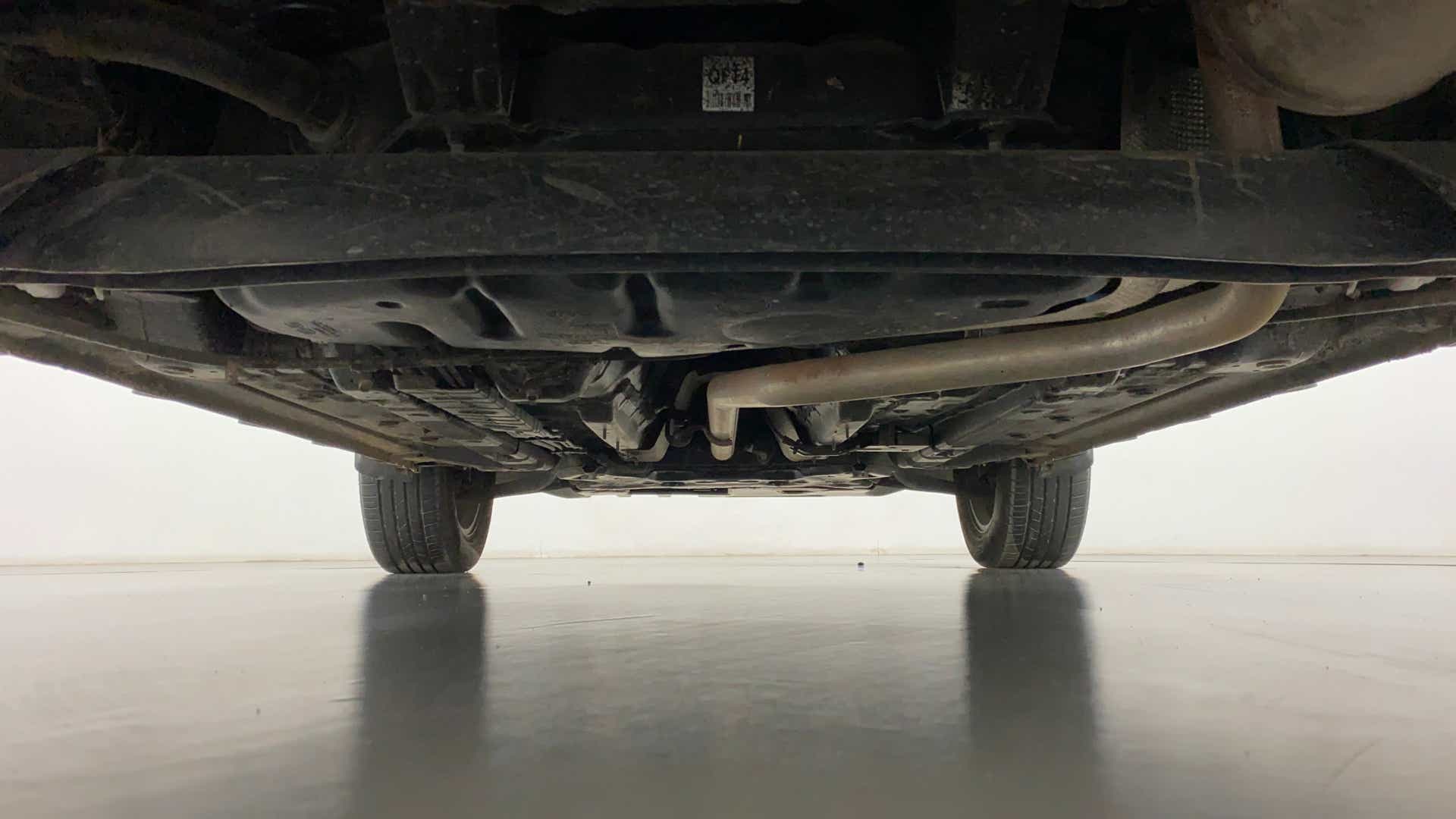 Undercarriage view of a Hyundai Venue