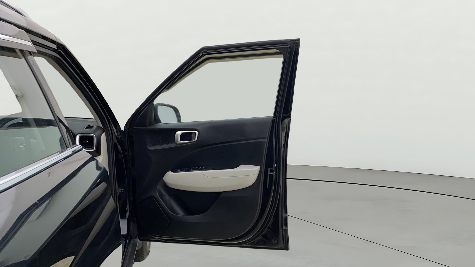 Front door interior of a Hyundai Venue