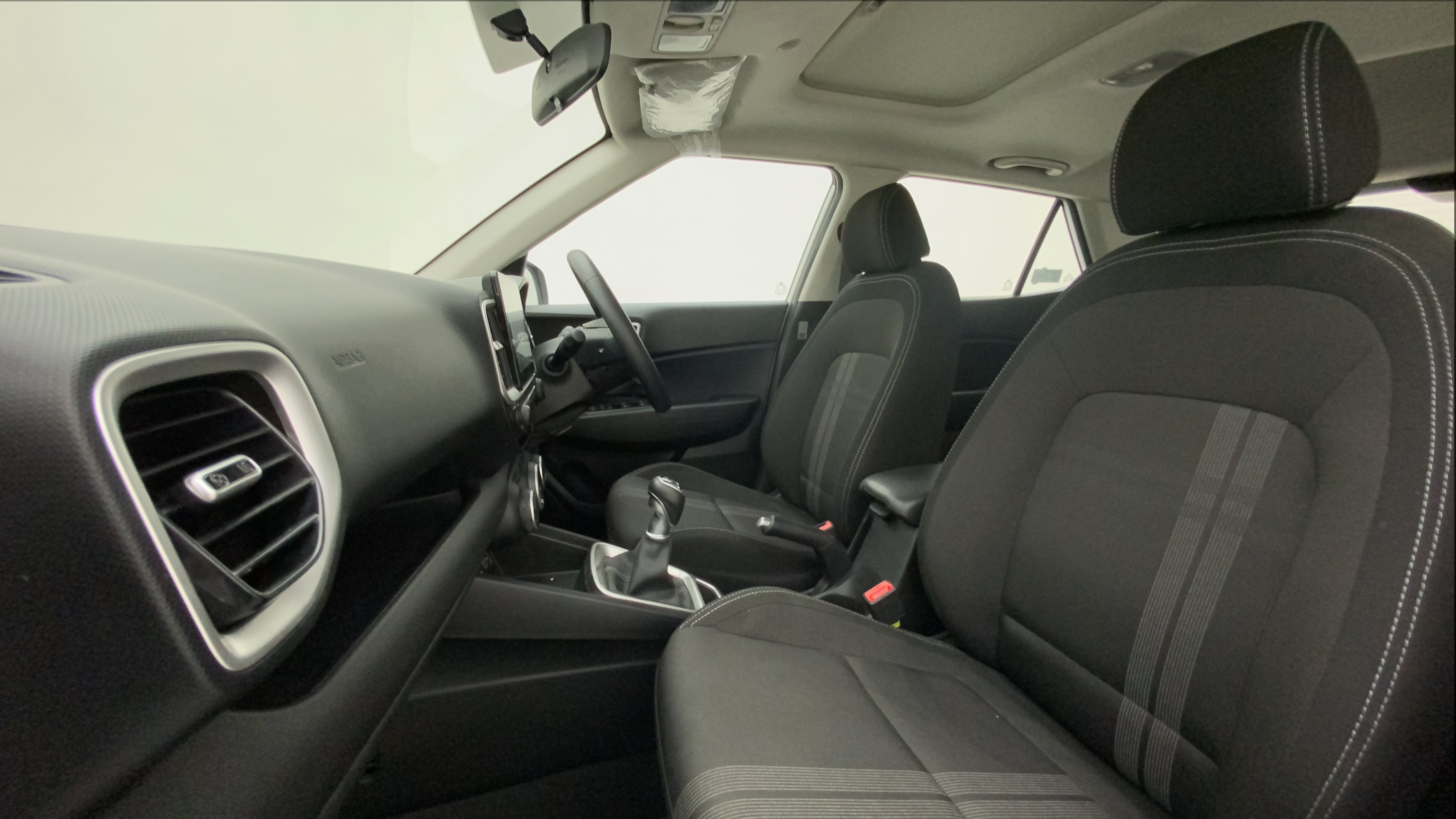 Front interior view of a Hyundai Venue